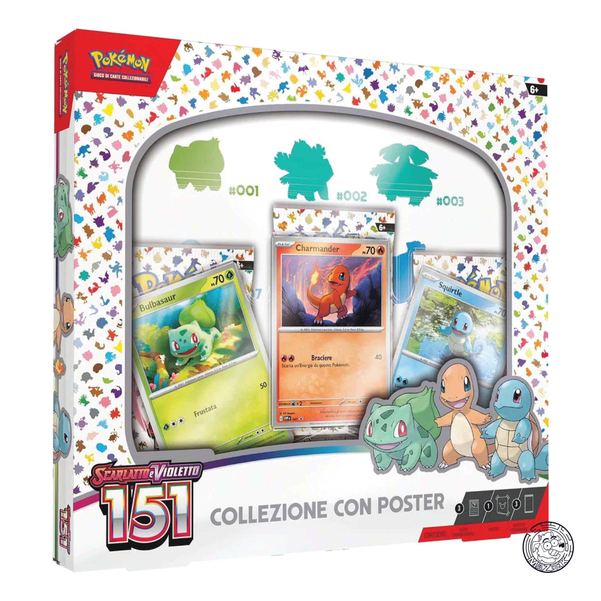 Pokemon! BOX: Scarlet and Violet - Collection 151 with Poster ITA