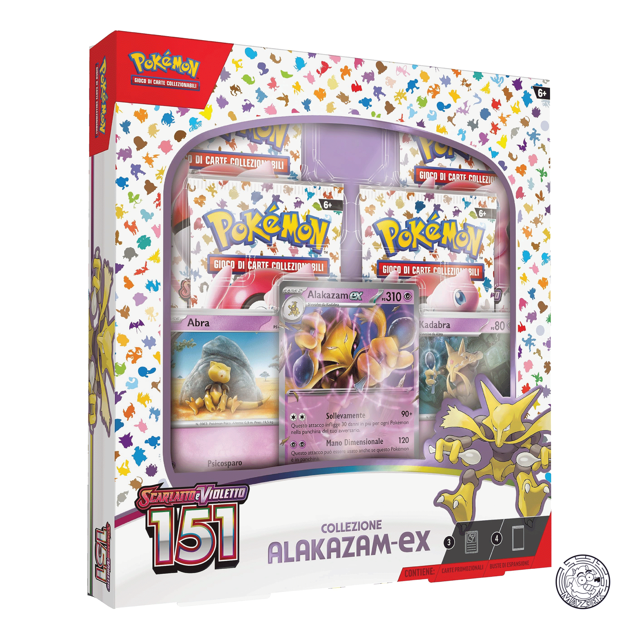 Pokemon! BOX: Scarlatto e Violetto - Collezione Alakazam-ex 151 ITA