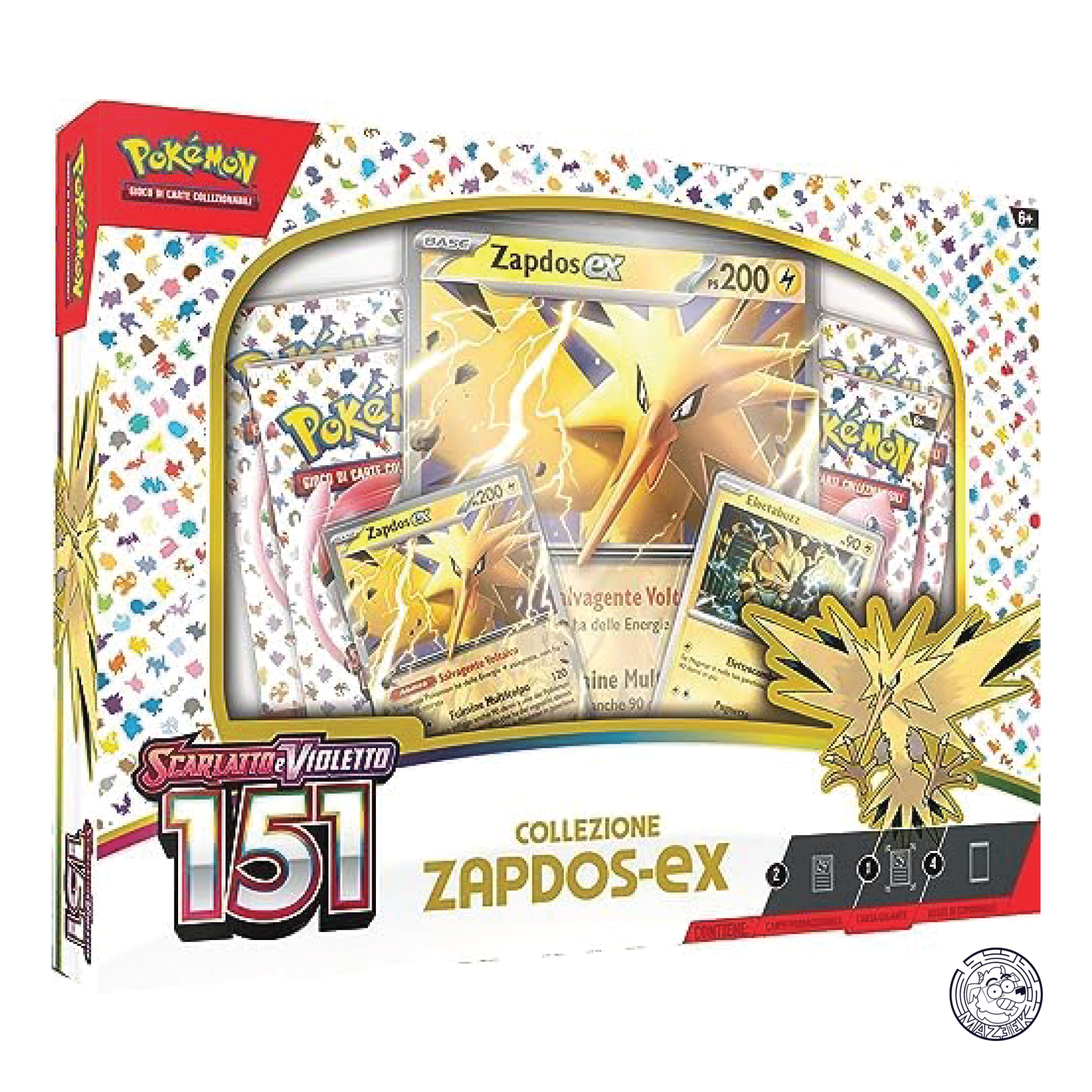 Pokemon! BOX: Scarlatto e Violetto - Collezione Zapdos Ex 151 ITA