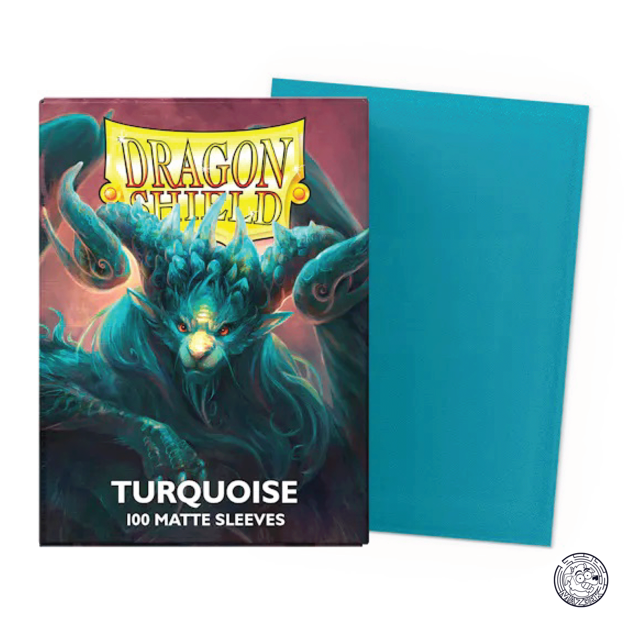 Dragon Shield - 100 Sleeves Matte: Standard Size 66,5x92,5 mm (Turquoise)