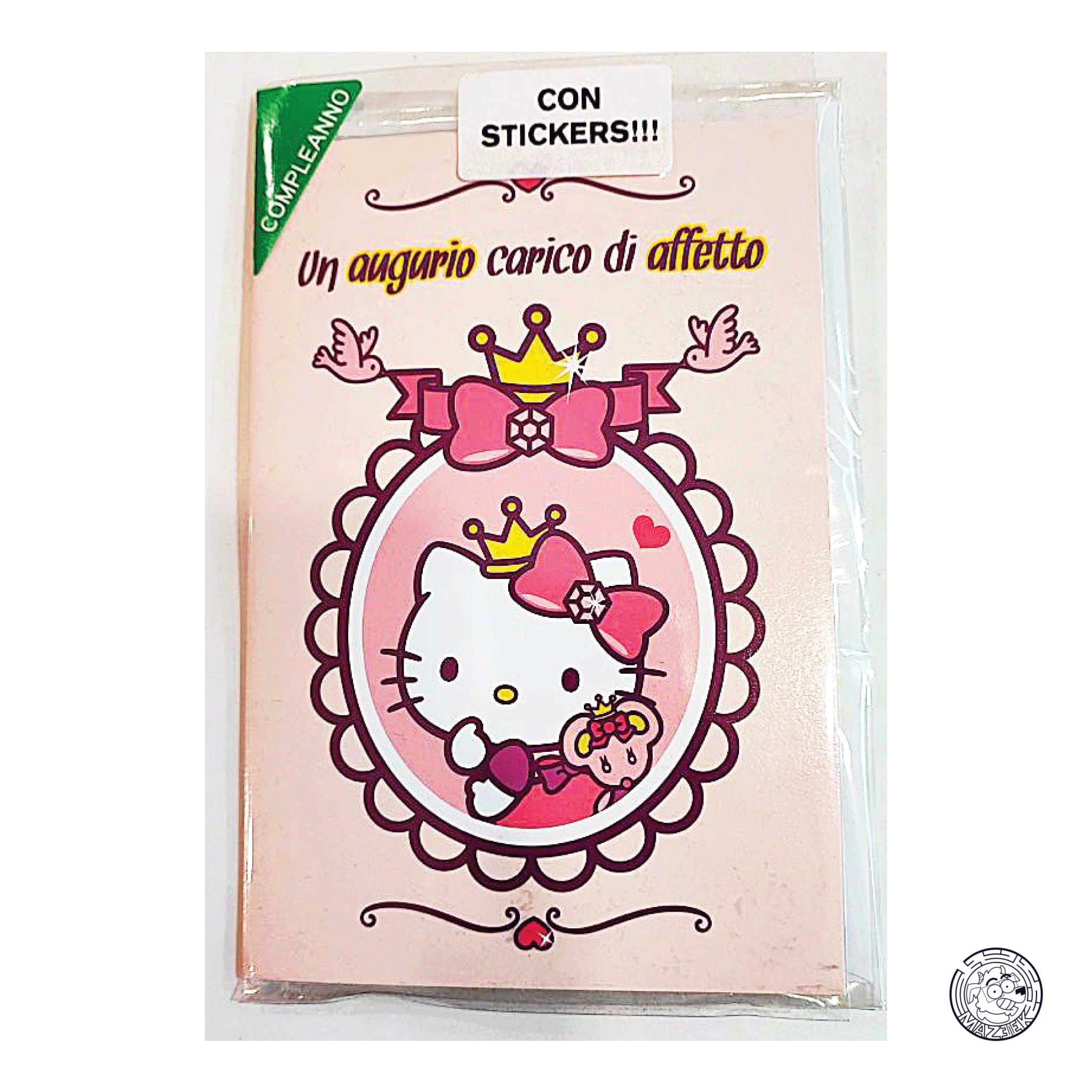 Bigliettino Regalo con Stickers - Hello Kitty: Un Augurio carico di Affetto