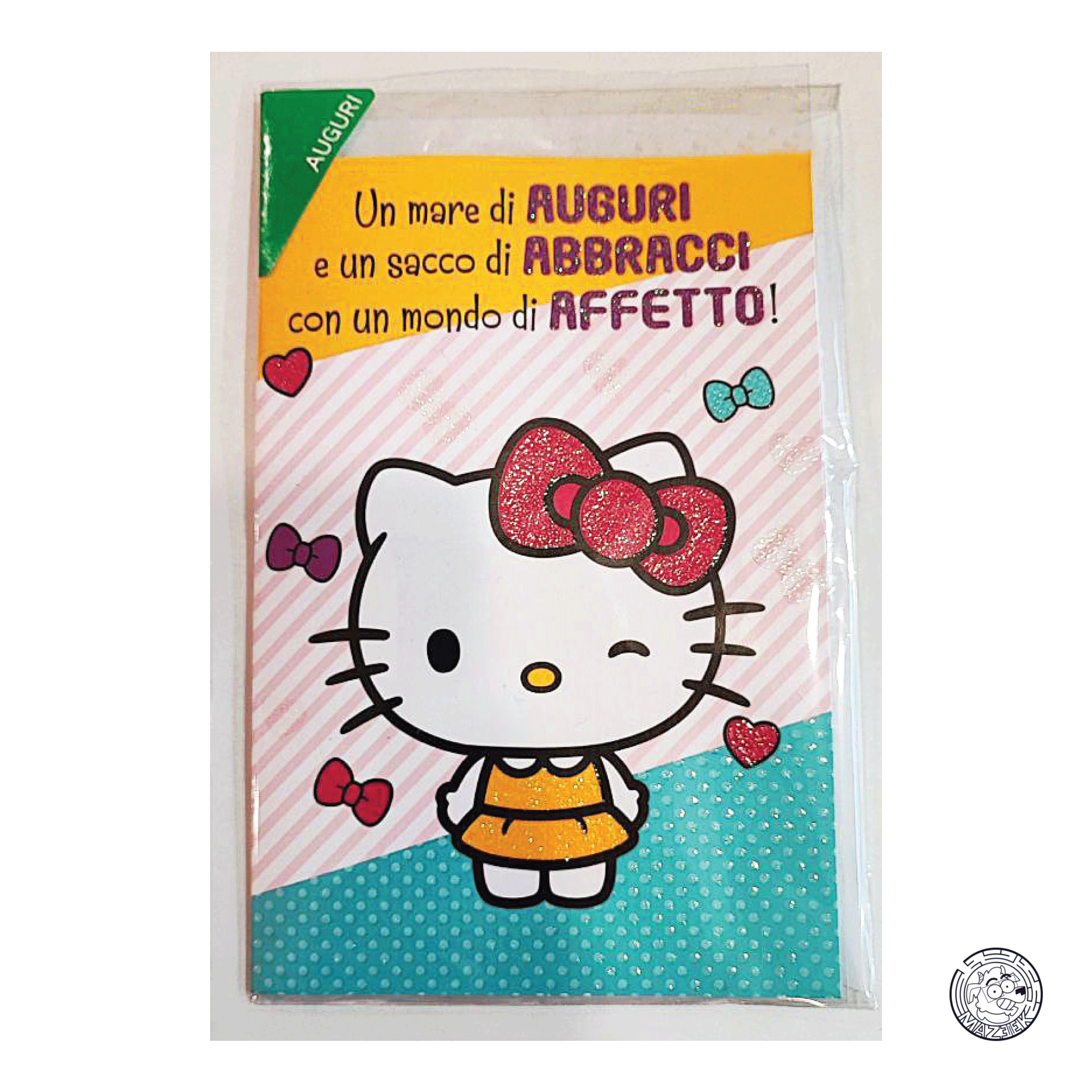 Bigliettino Regalo - Hello Kitty: Un Mare di Auguri e un sacco di Abbracci con un Mondo di Affetto!