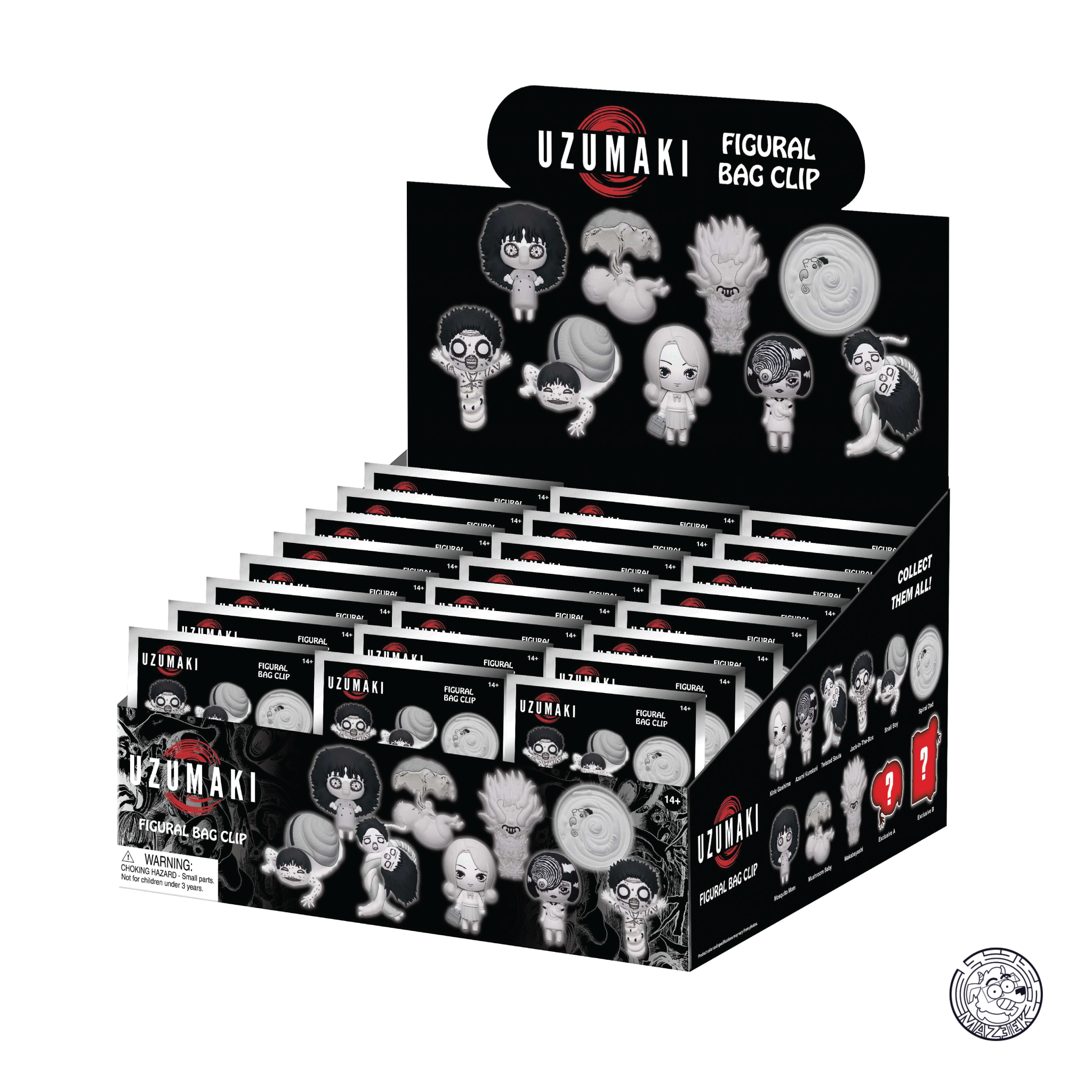 Figure! UZUMAKI - Series 1 - 3D Foam Bag Clip (random)