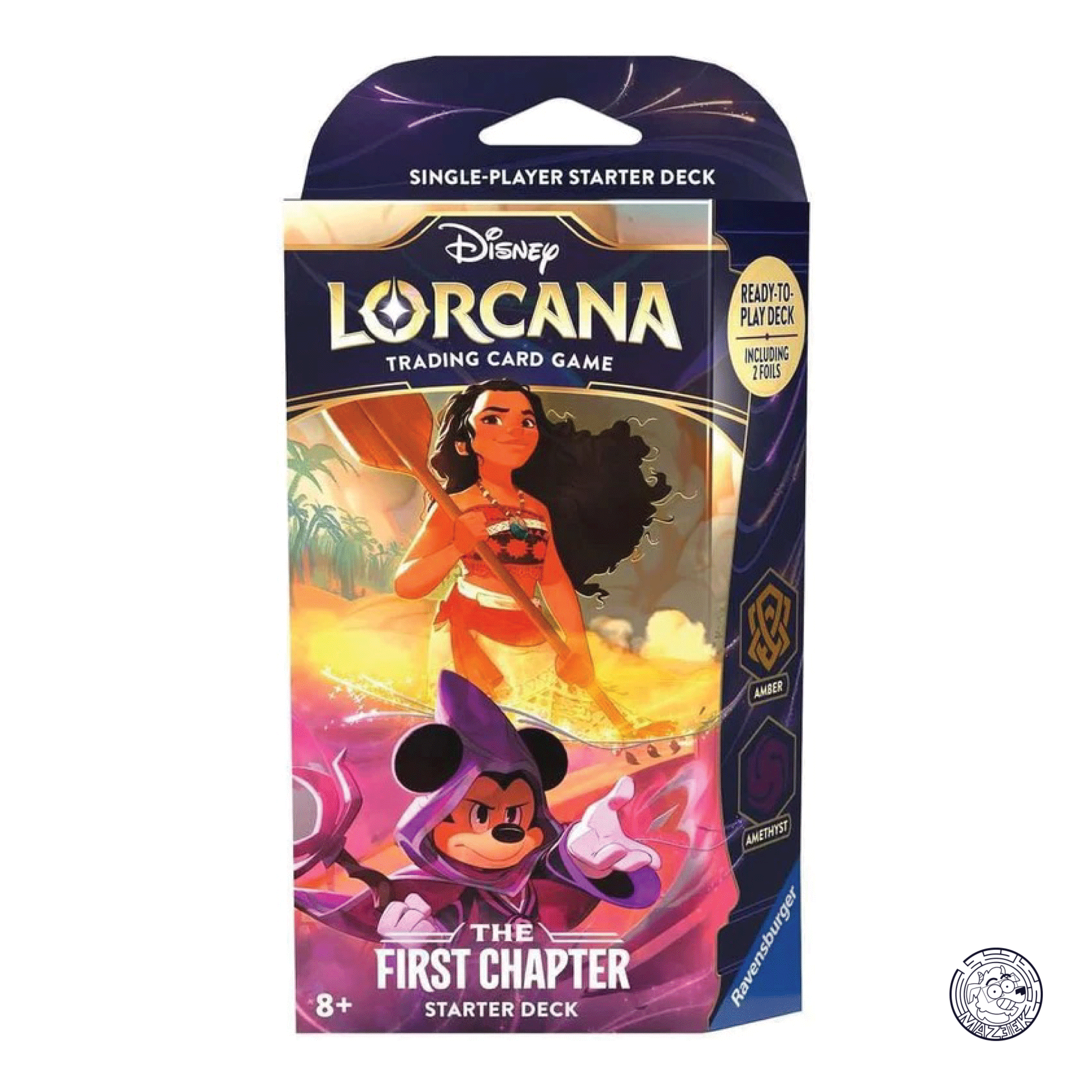 Lorcana! The First Chapter - Amber/Amethyst Starter Deck: Moana &amp; Mickey Mouse ENG