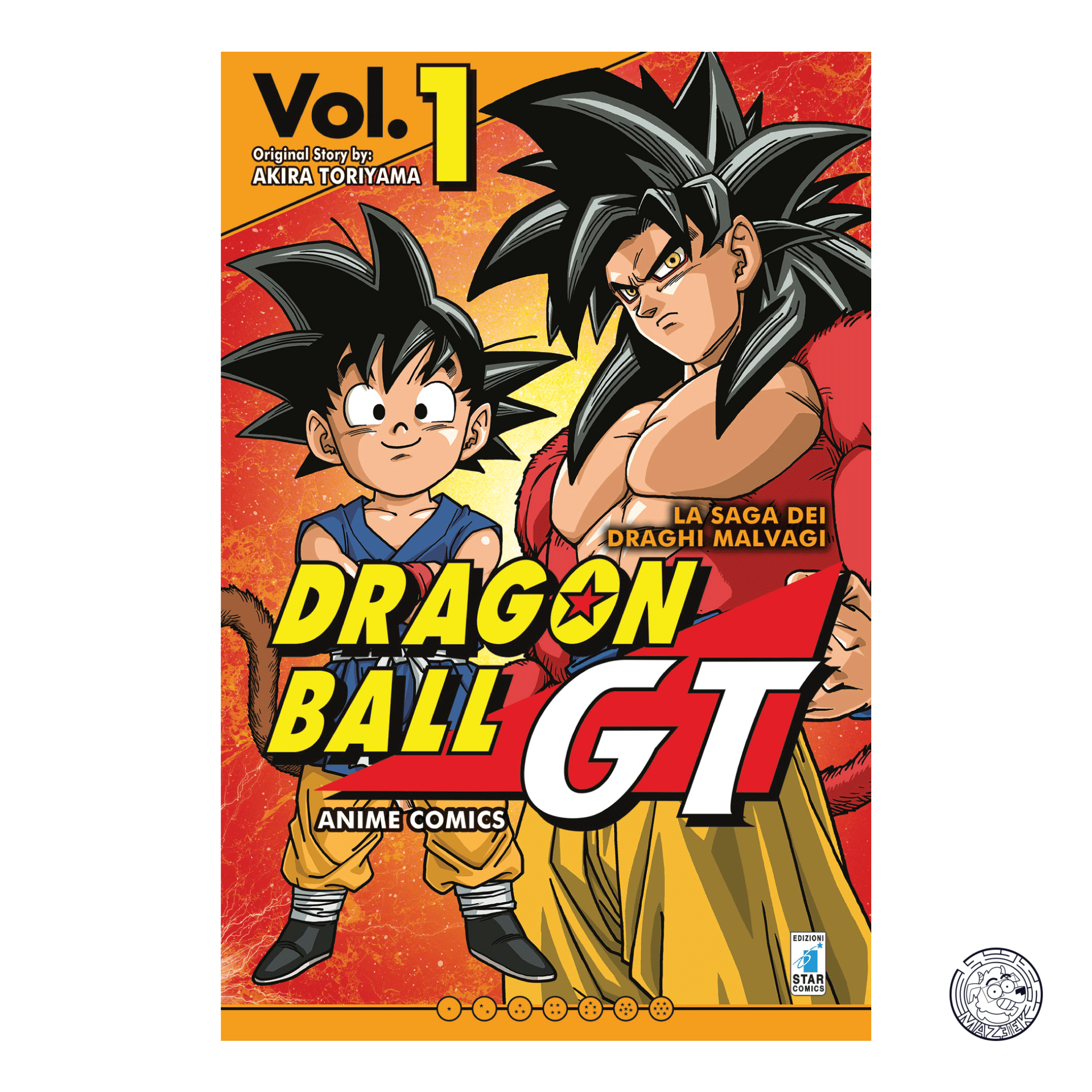 Dragon Ball Gt Anime Comics La Saga Dei Draghi Malvagi 01