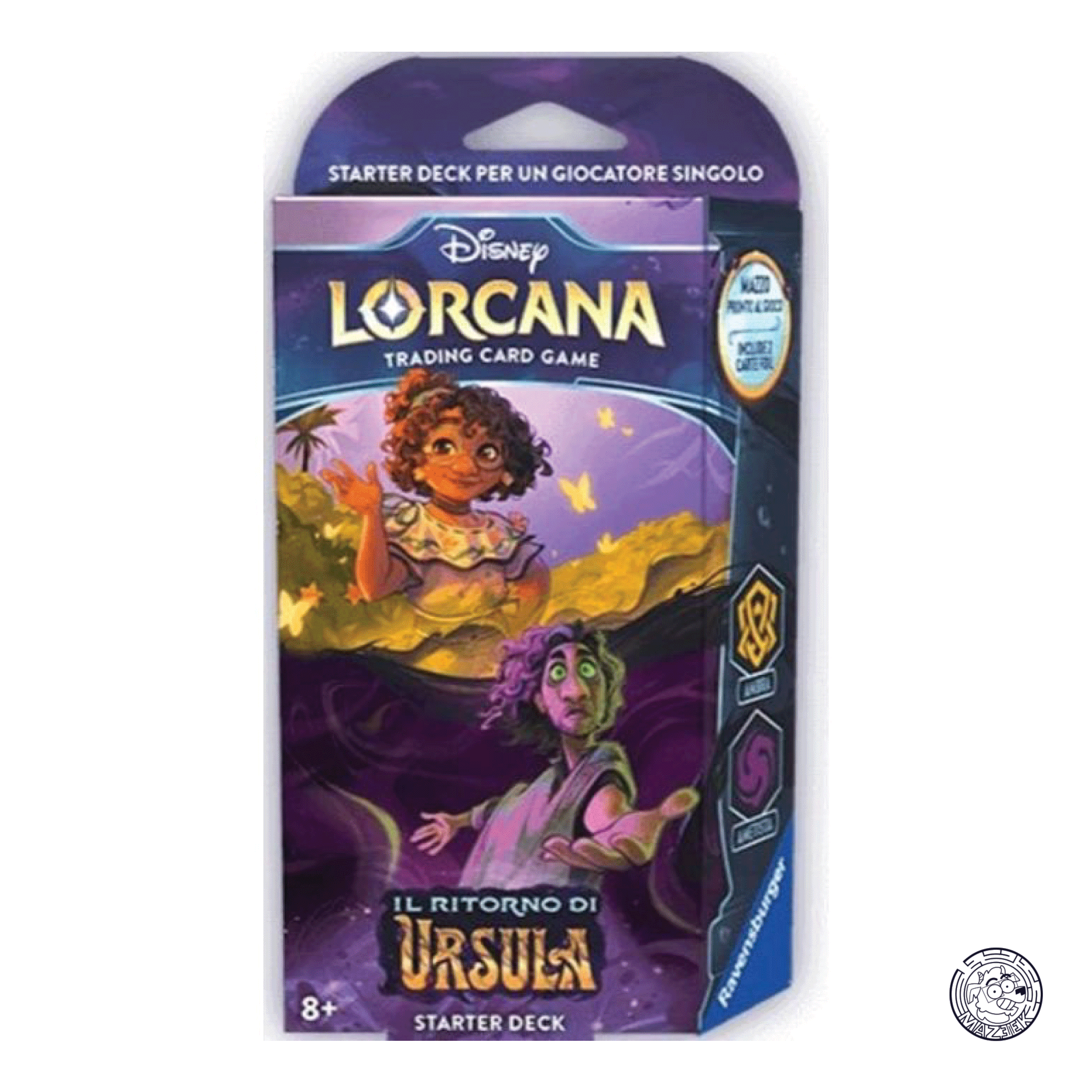 Lorcana! Il Ritorno di Ursula - Starter Deck - Bruno e Mirabel Madrigal "Ambra/Amestista" ITA