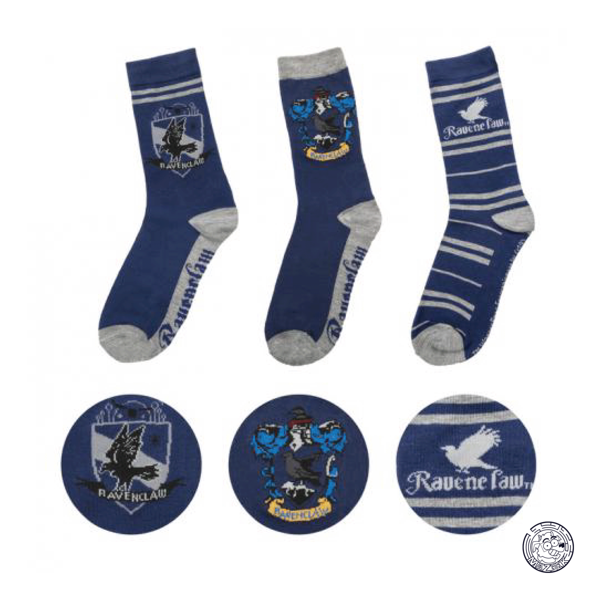 Harry Potter Socks: Ravenclaw 3 Pairs