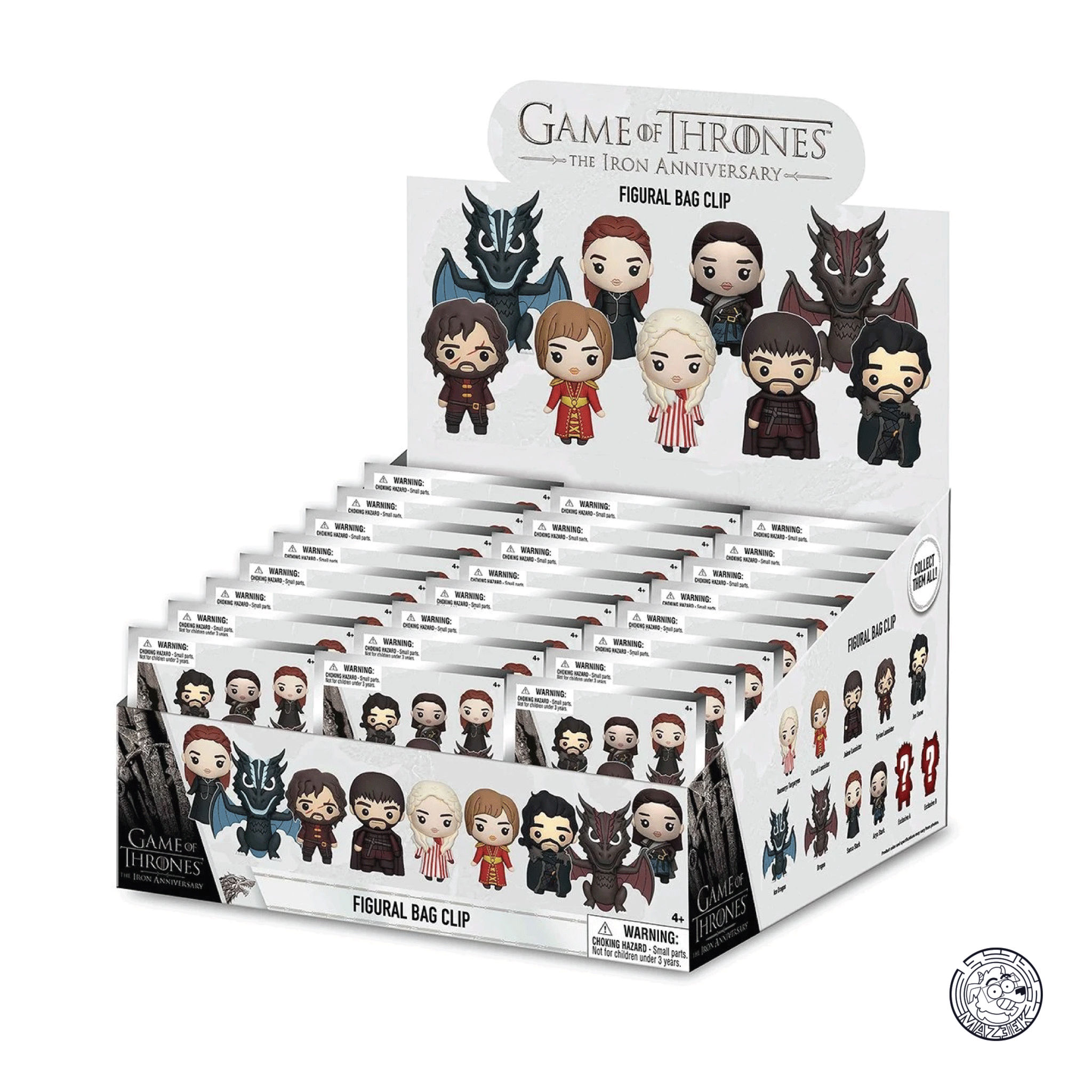 Figure! GAME OF THRONES - Series 1 - 3D Foam Bag Clip (random)