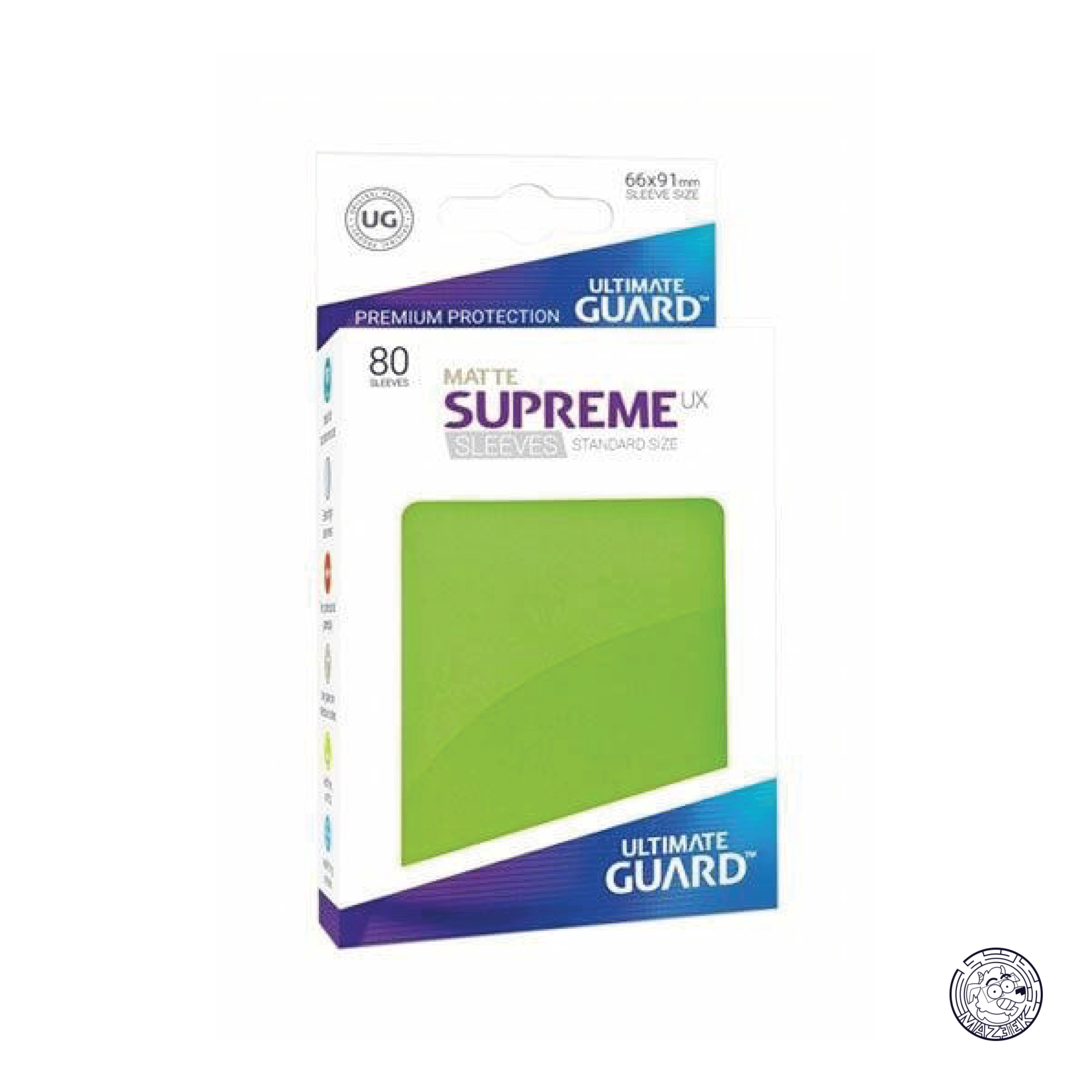 Ultimate Guard - 80 Sleeves Supreme: Standard Size 66x91 mm (Light Green)