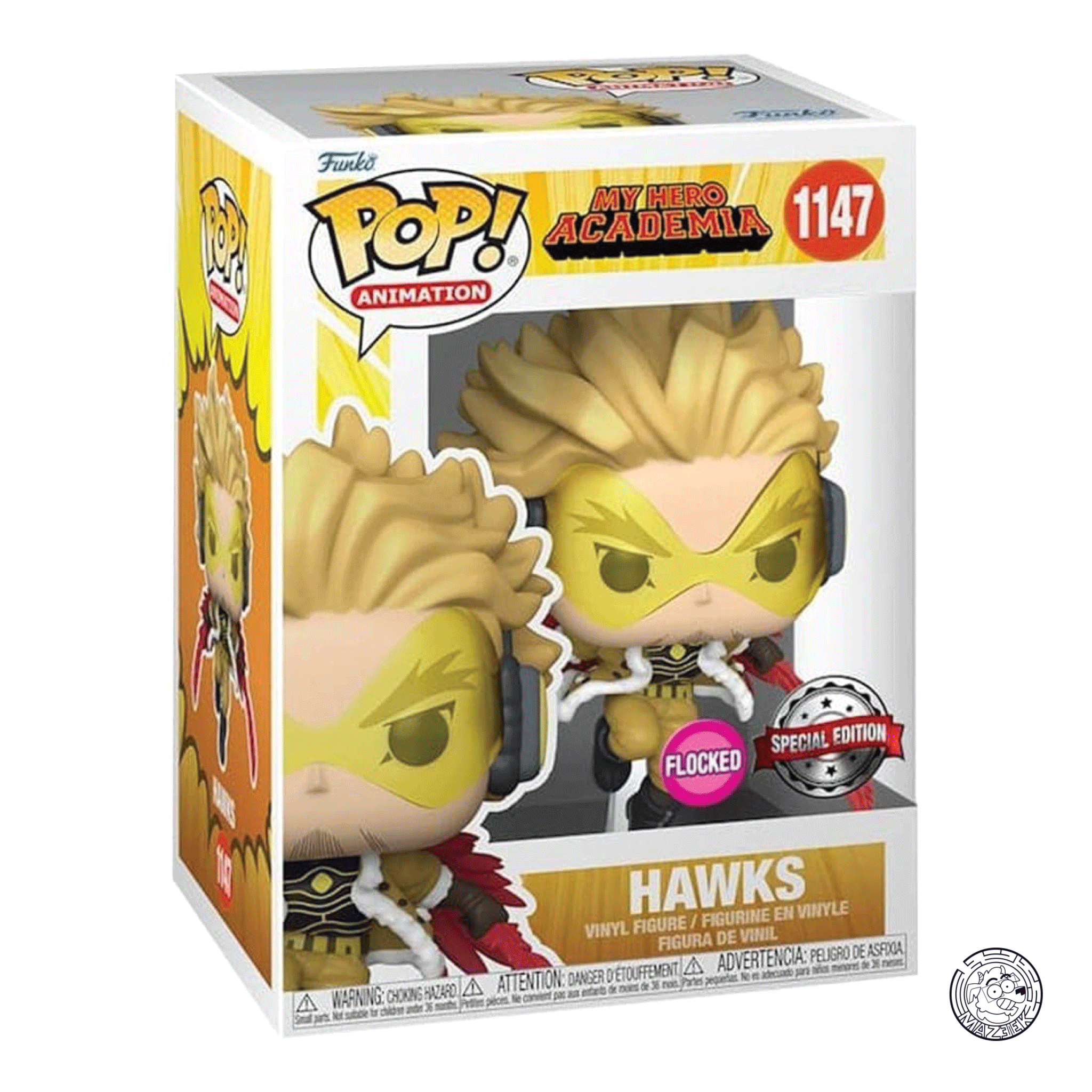 Funko POP! My Hero Academia: Hawks (Flocked) 1147