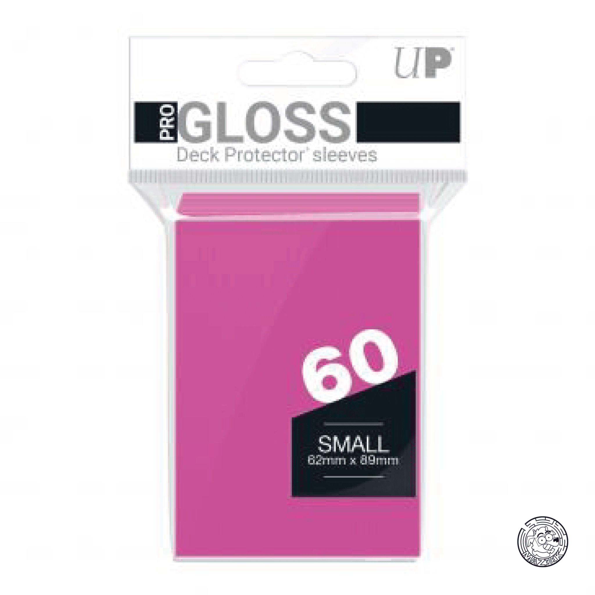 Ultra Pro - 60 Sleeves: Japanese Size 62x89 mm (Bright Pink)