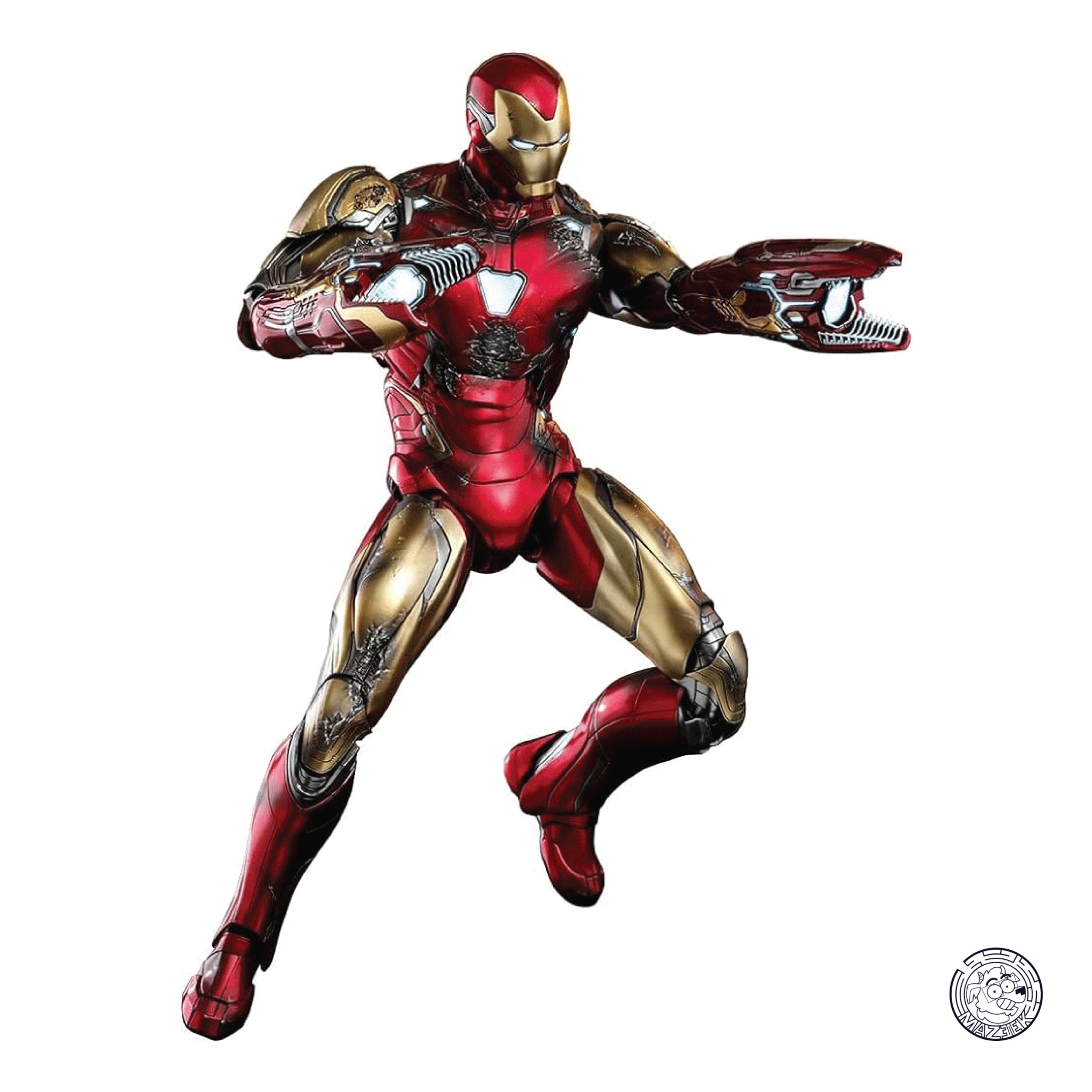 Action Figure! Avengers Endgame: Iron Man Mark 85 (SCATOLA DANNEGGIATA)