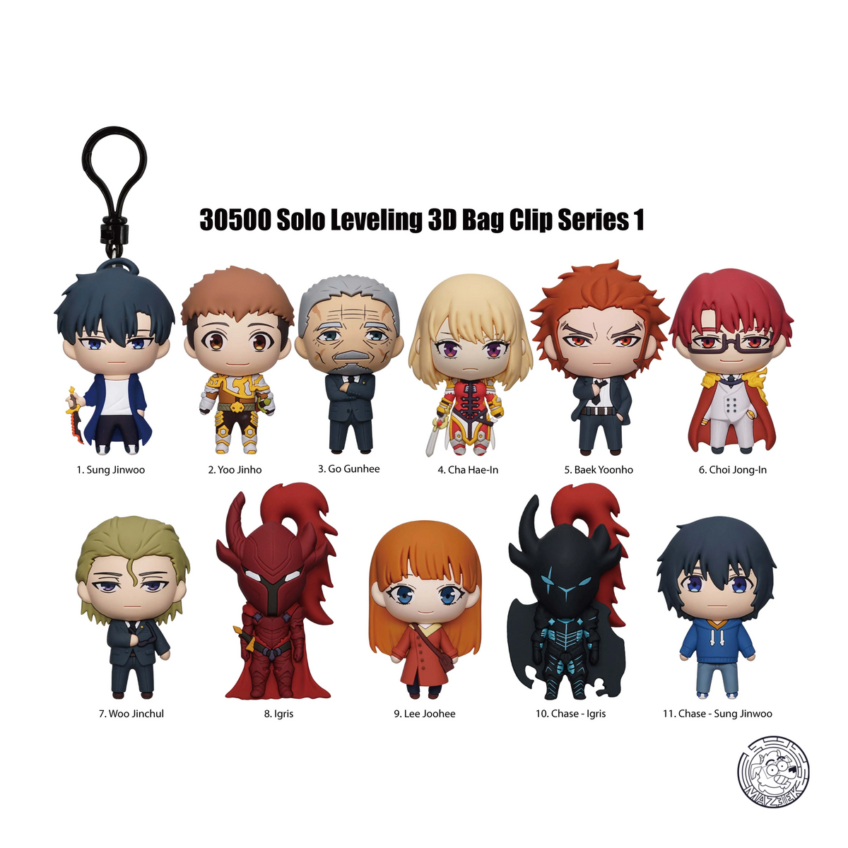 3D Foam Bag Clip - Solo Leveling - Series 1 (1 pz. random)