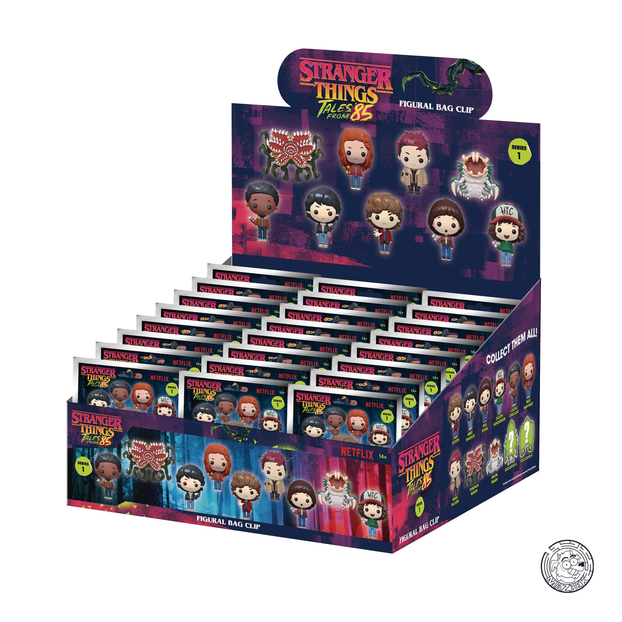 Bag Clip 3D Foam - Series 1 - Stranger Things Tales from 85 (1 pz. random)
