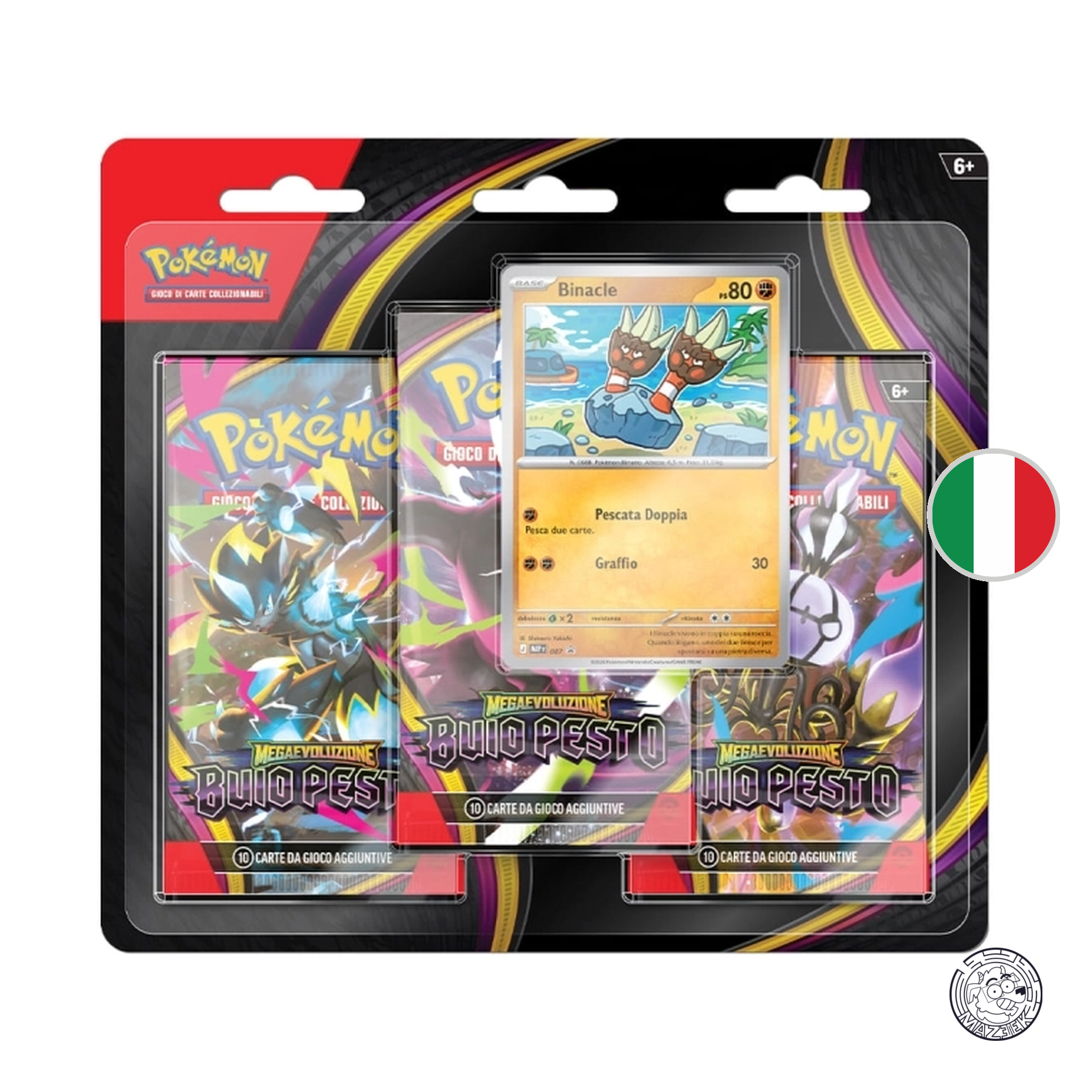 Pokemon! Megaevoluzione: Buio Pesto - 3 Pack Blister ITA