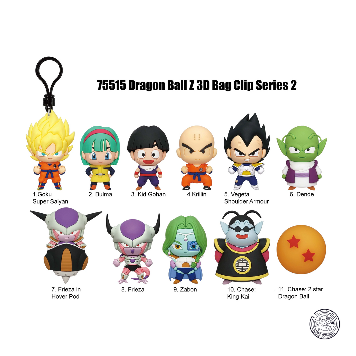 3D Foam Bag Clip - Dragon Ball - Series 2 (1 pz. random)