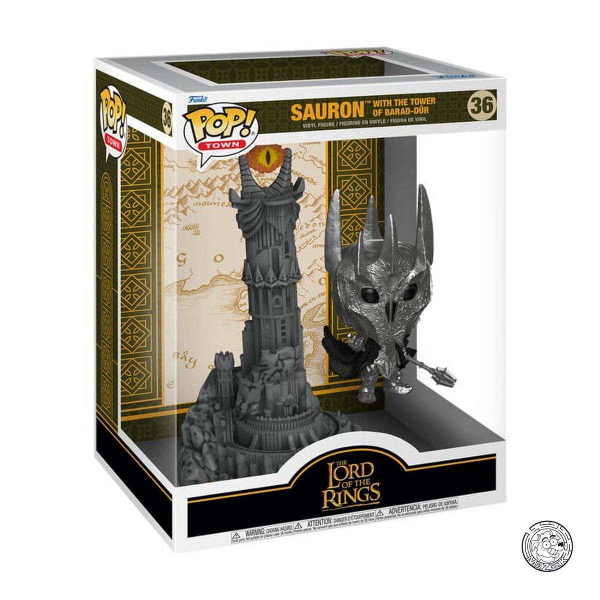 Funko POP! The Lord of the Rings: Sauron with the Tower of Barad-Dur 36