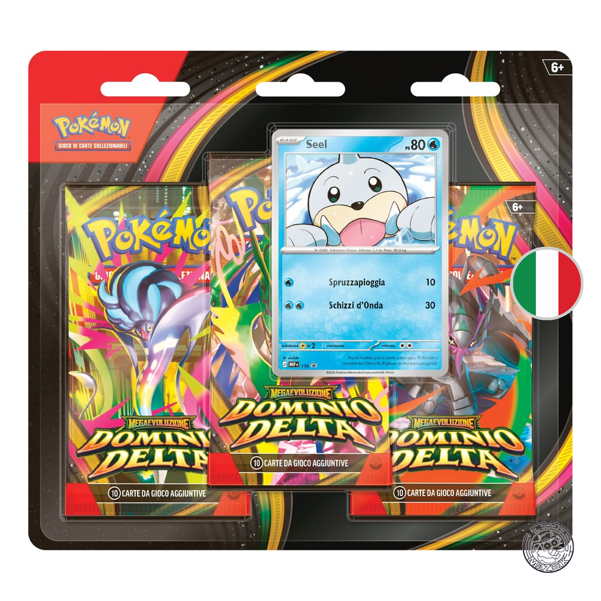 Pokemon! Megaevoluzione: Dominio Delta - 3 Pack Blister ITA