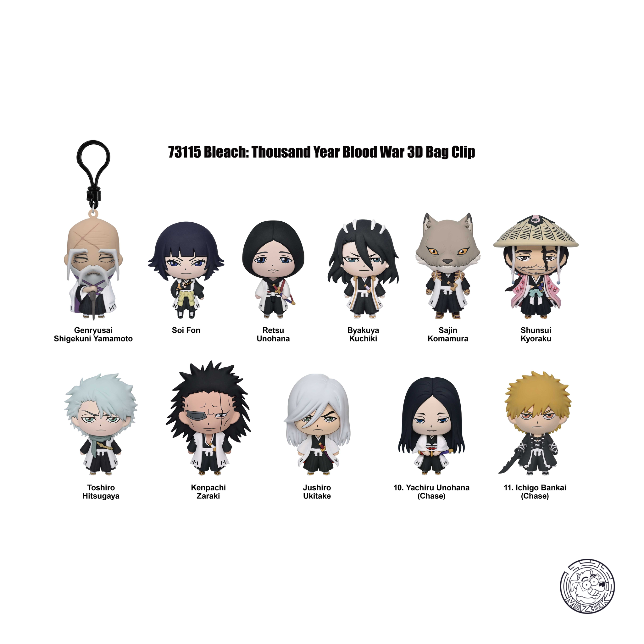 Bag Clip 3D Foam - Series 2 - Bleach TYBW (1 pz. random)