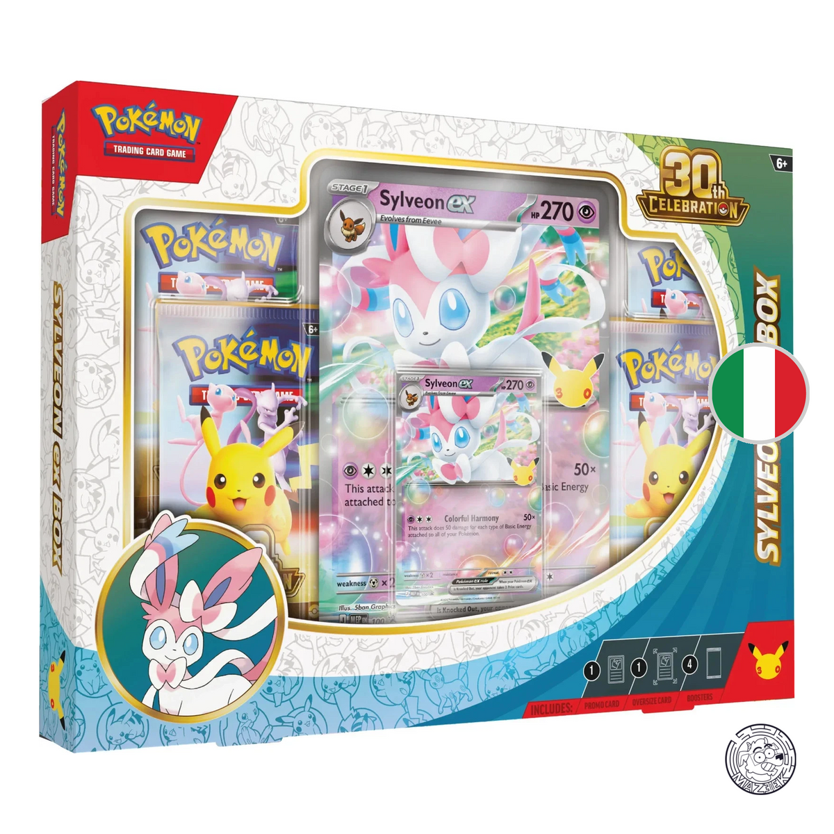Pokemon! 30° Anniversario - Collezione Sylveon EX ITA