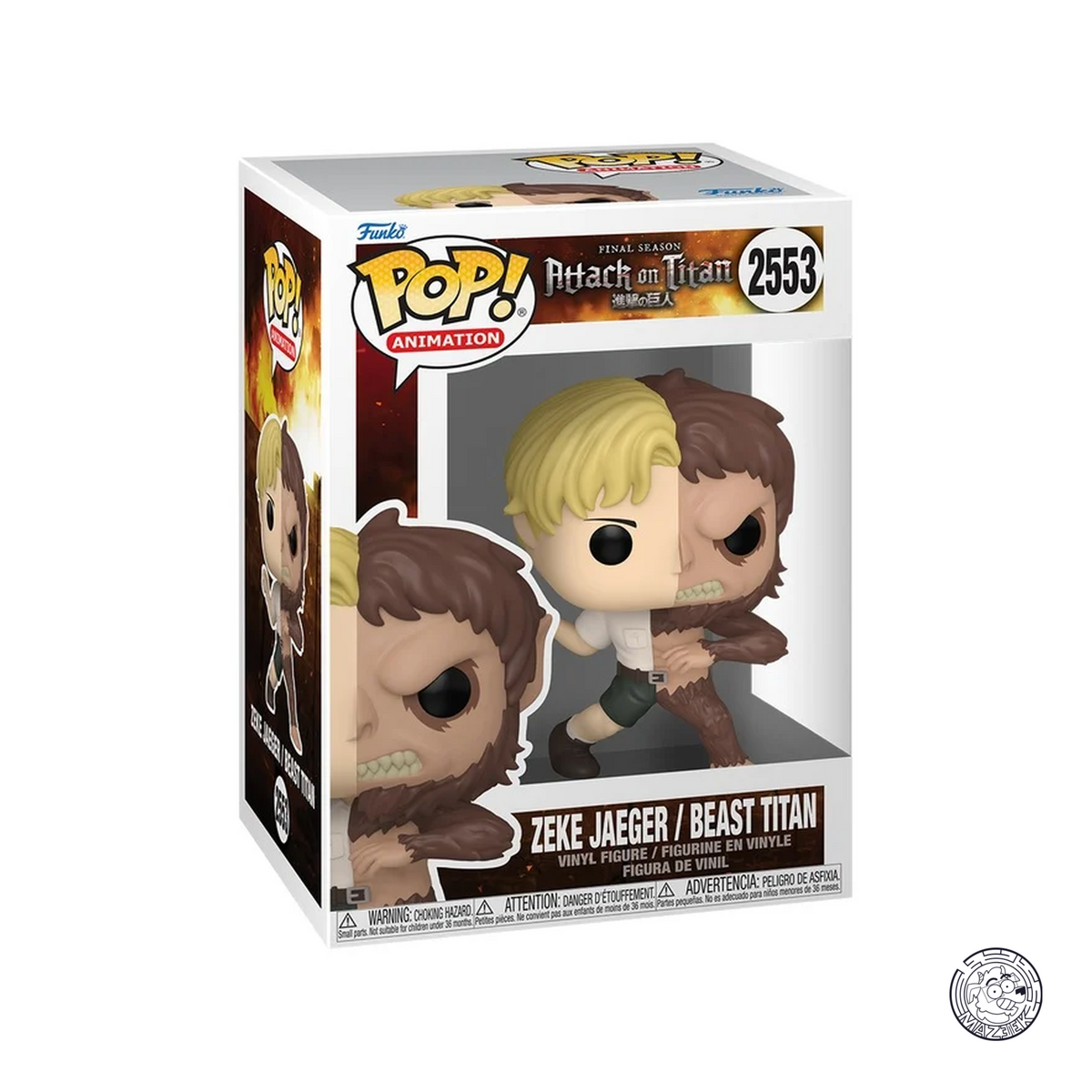 Funko POP! Attack on Titan: Zeke Jaeger/Beast Titan 2553
