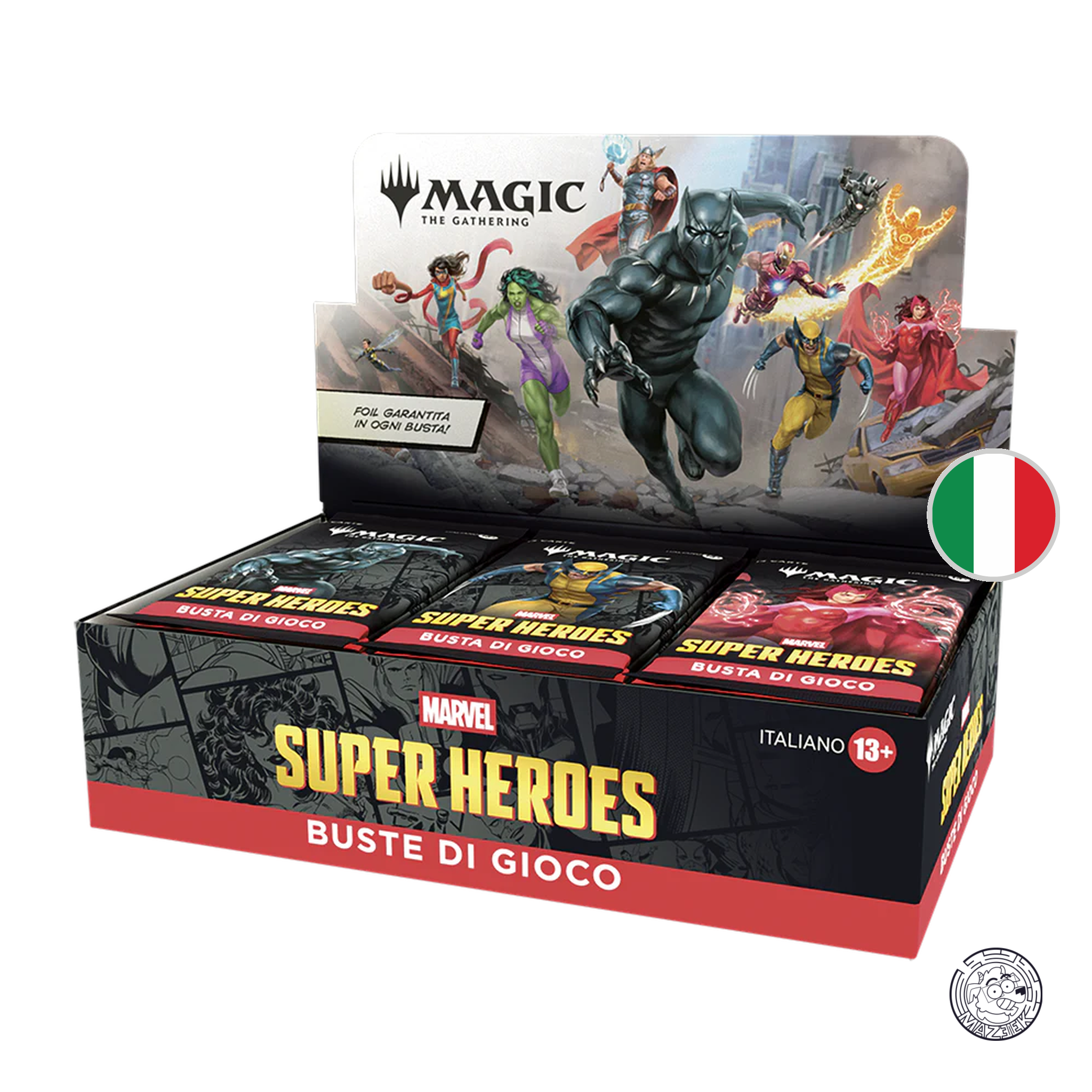 Magic the Gathering - Booster Box: Marvel Super Heroes (30 Booster) ITA