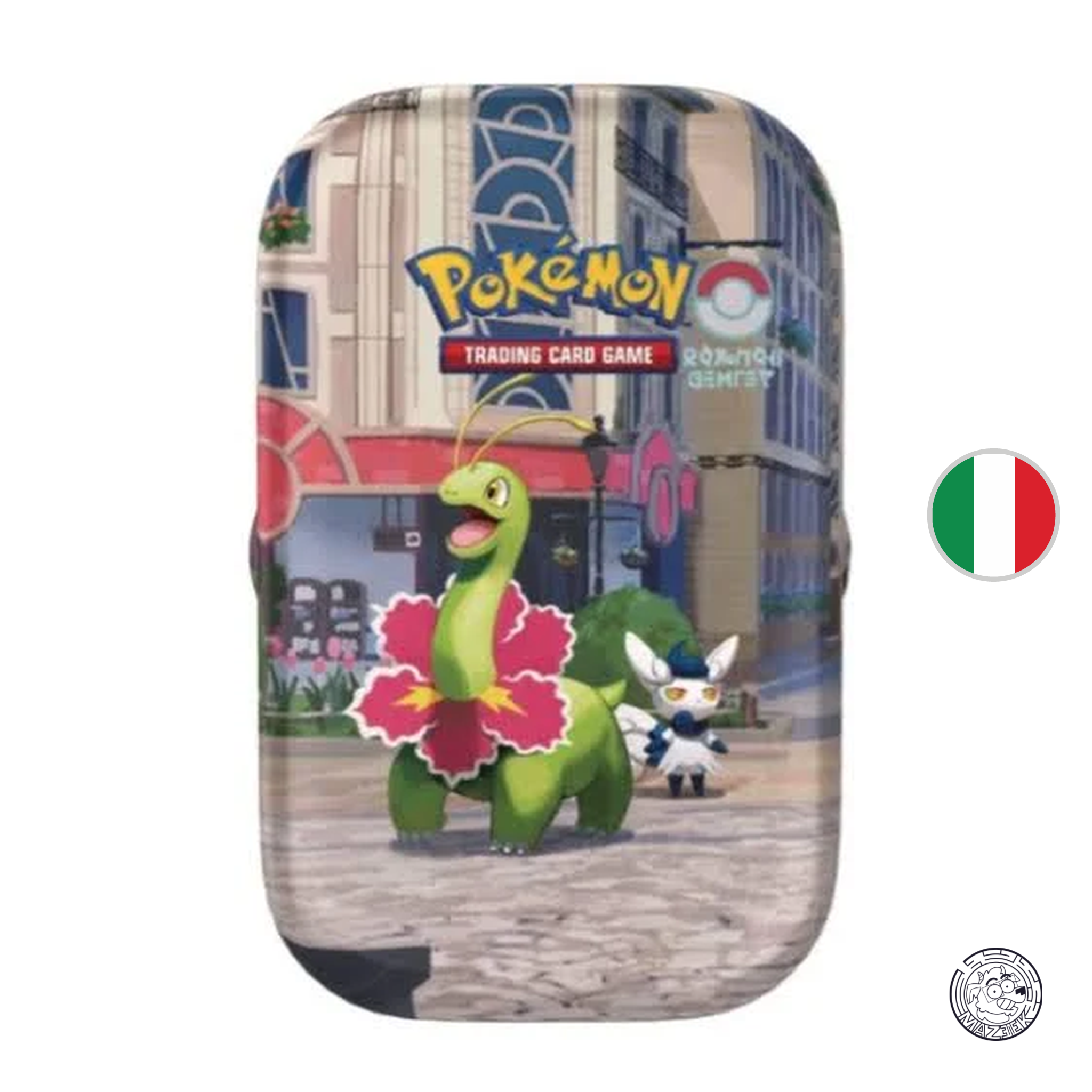 Pokemon! Mini Tin da Collezione Luminopoli: Meganium e Meowstic ITA