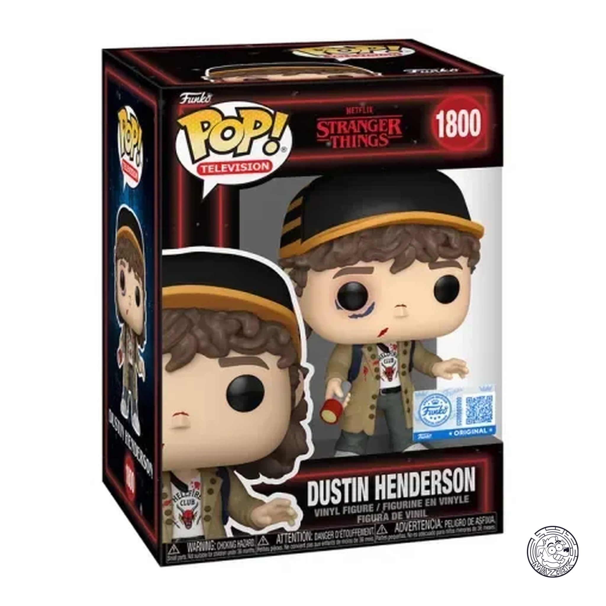 Funko POP! Stranger Things: Dustin Henderson 1800