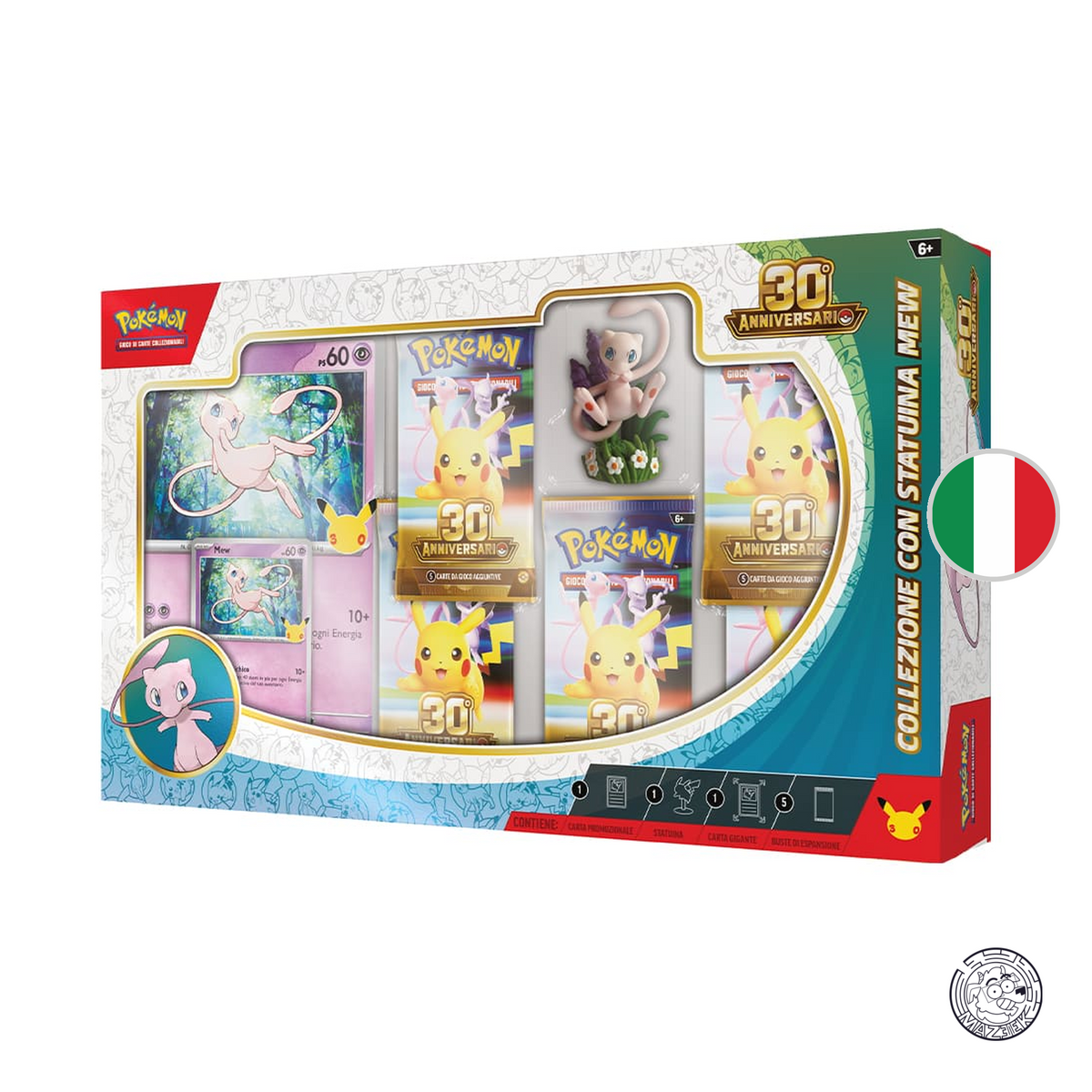 Pokemon! 30° Anniversario - Collezione con Statuina Mew ITA