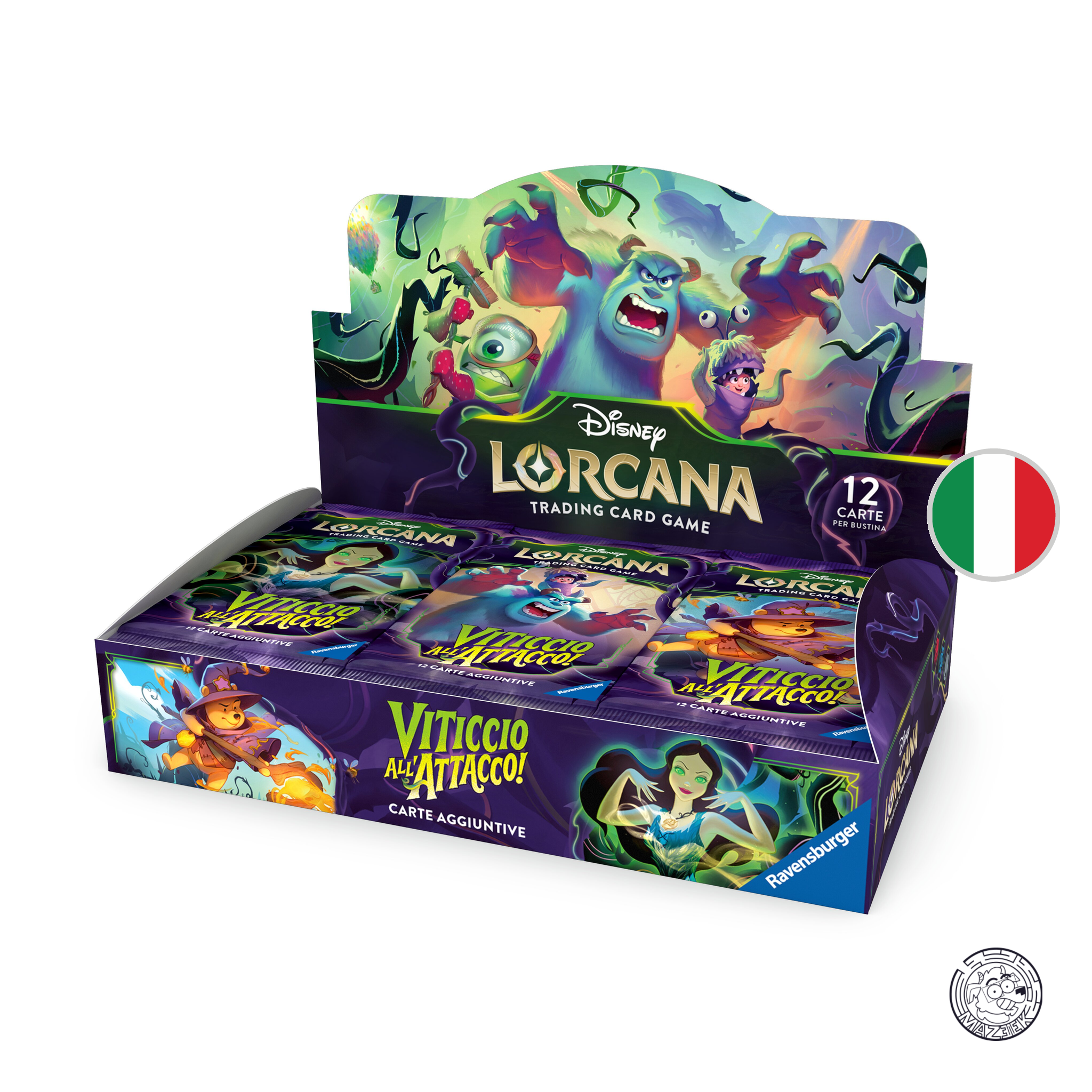 Lorcana! Viticcio all'Attacco - Booster Box (24 Packs) ITA