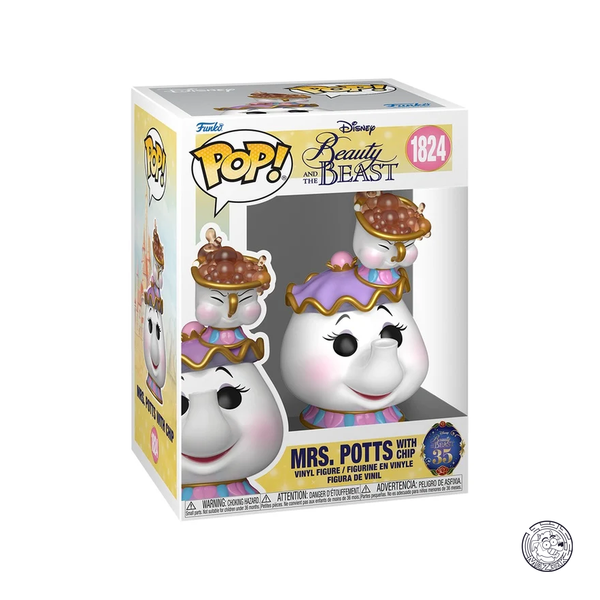 Funko POP! Beauty and the Beast: Mrs. Potts with Chip 1824