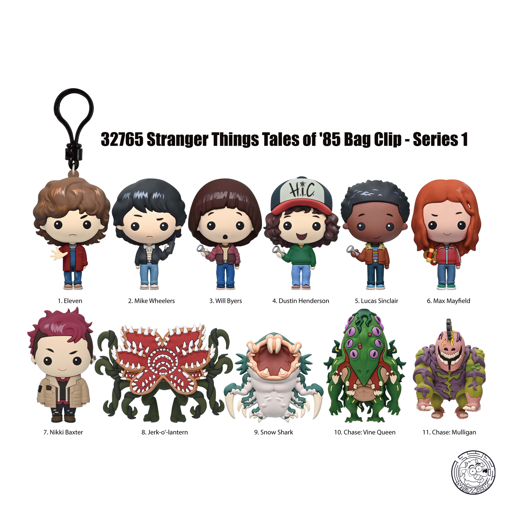 Bag Clip 3D Foam - Series 1 - Stranger Things Tales from 85 (1 pz. random)