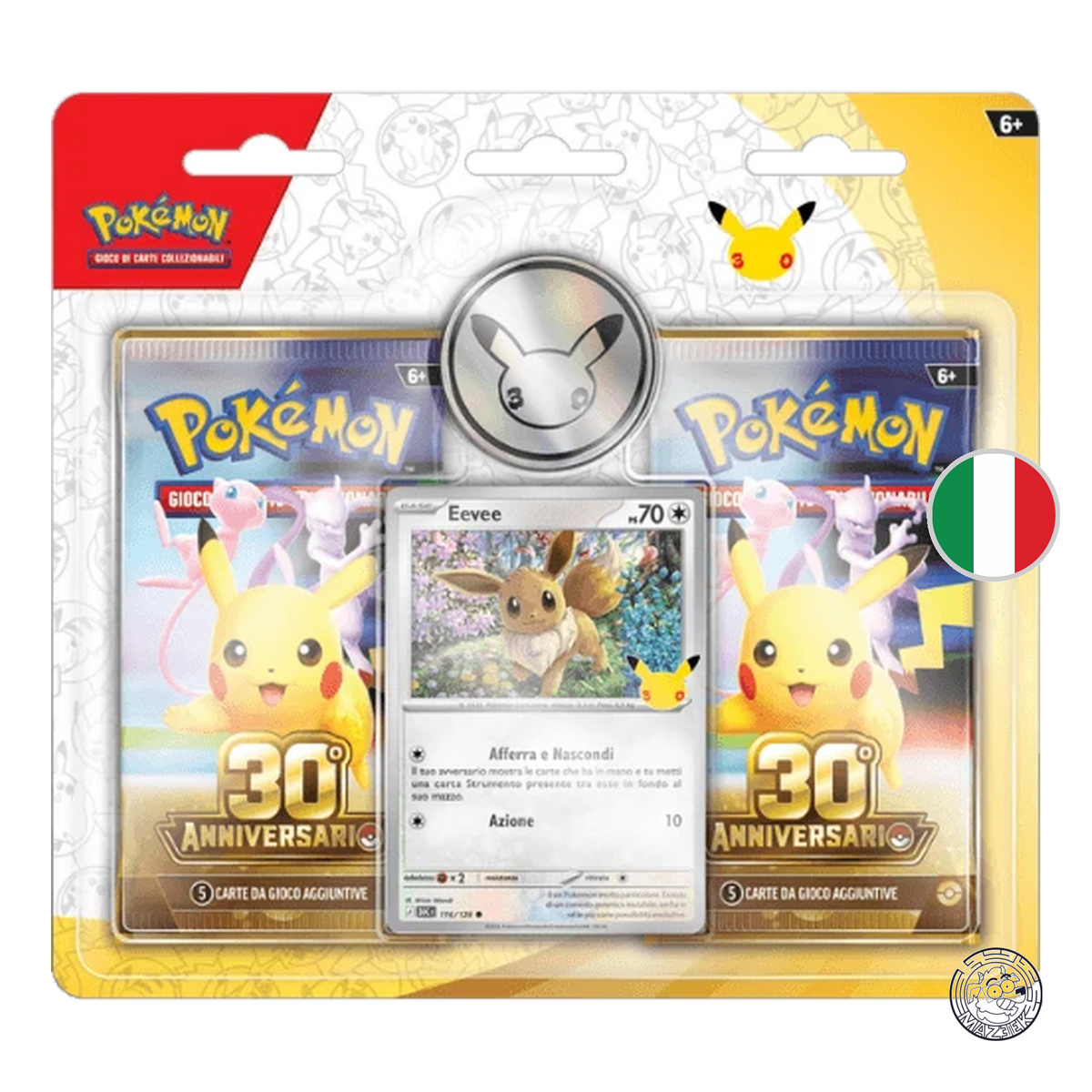 Pokemon! 30° Anniversario - Blister 2 Buste ITA