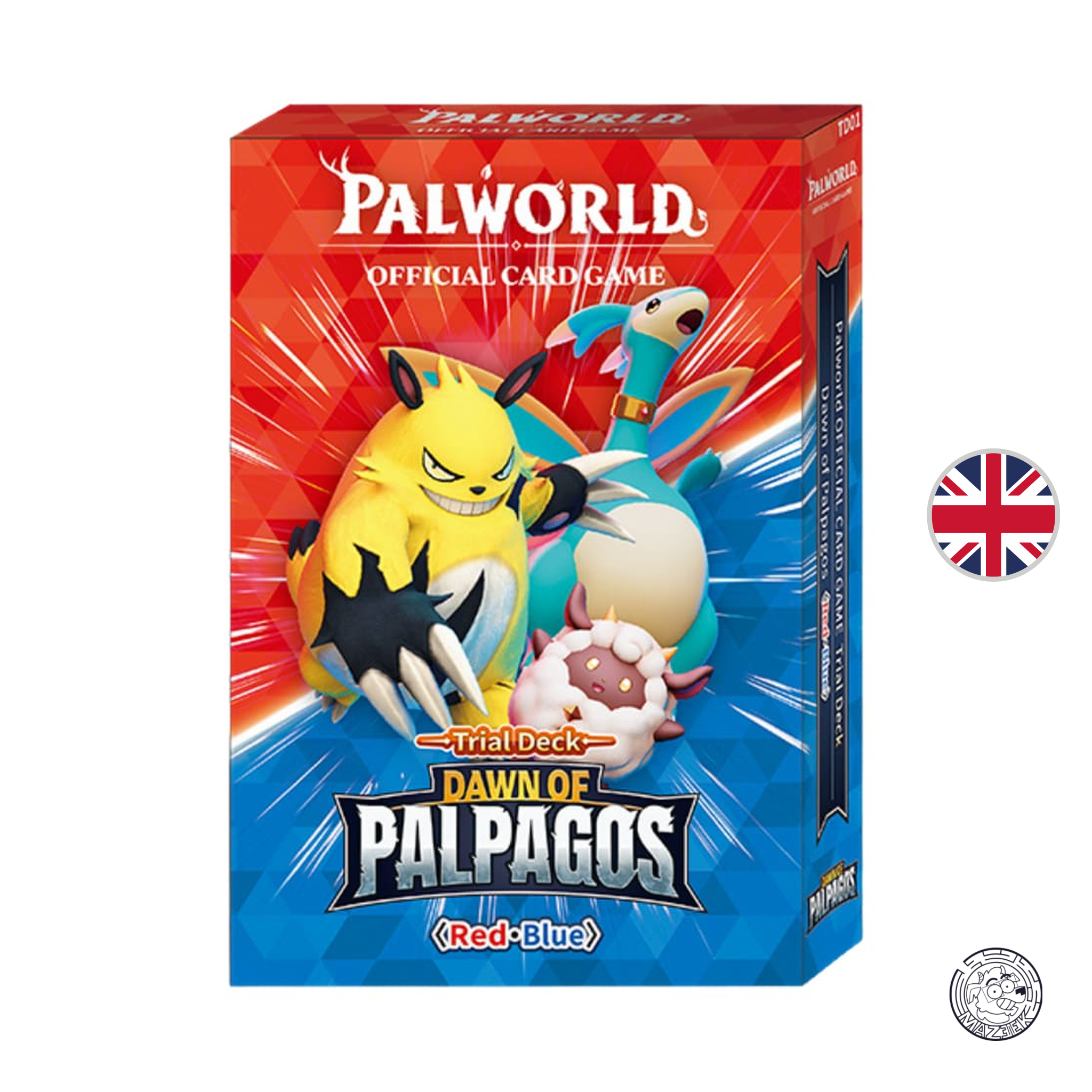 Palworld! Trial deck: TD01 Dawn of Palpagos Red-Blue ENG