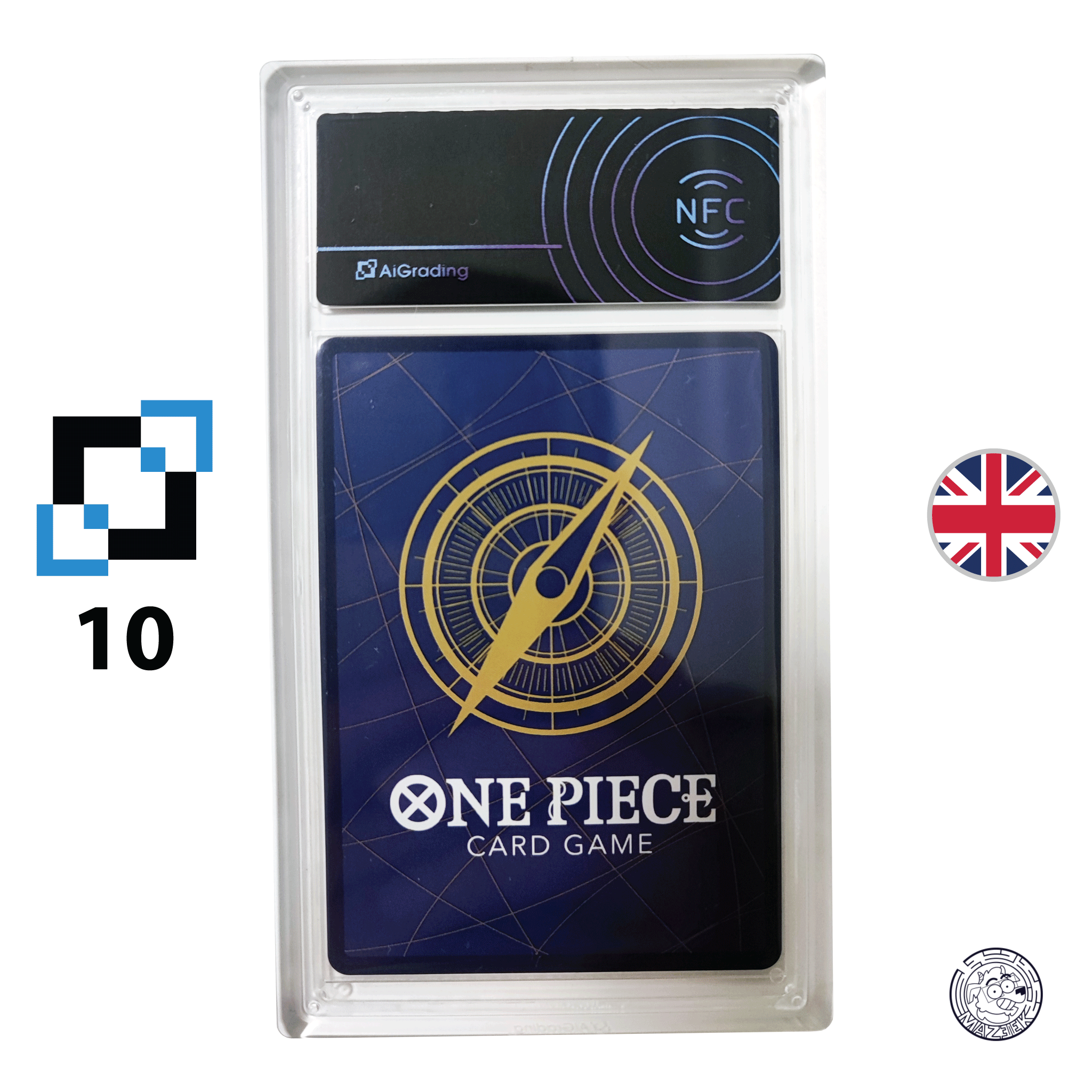 One Piece! Gradata Ai Grading - St. Topman Warcury OP13-089 ALT - GOD PACK (10) ENG