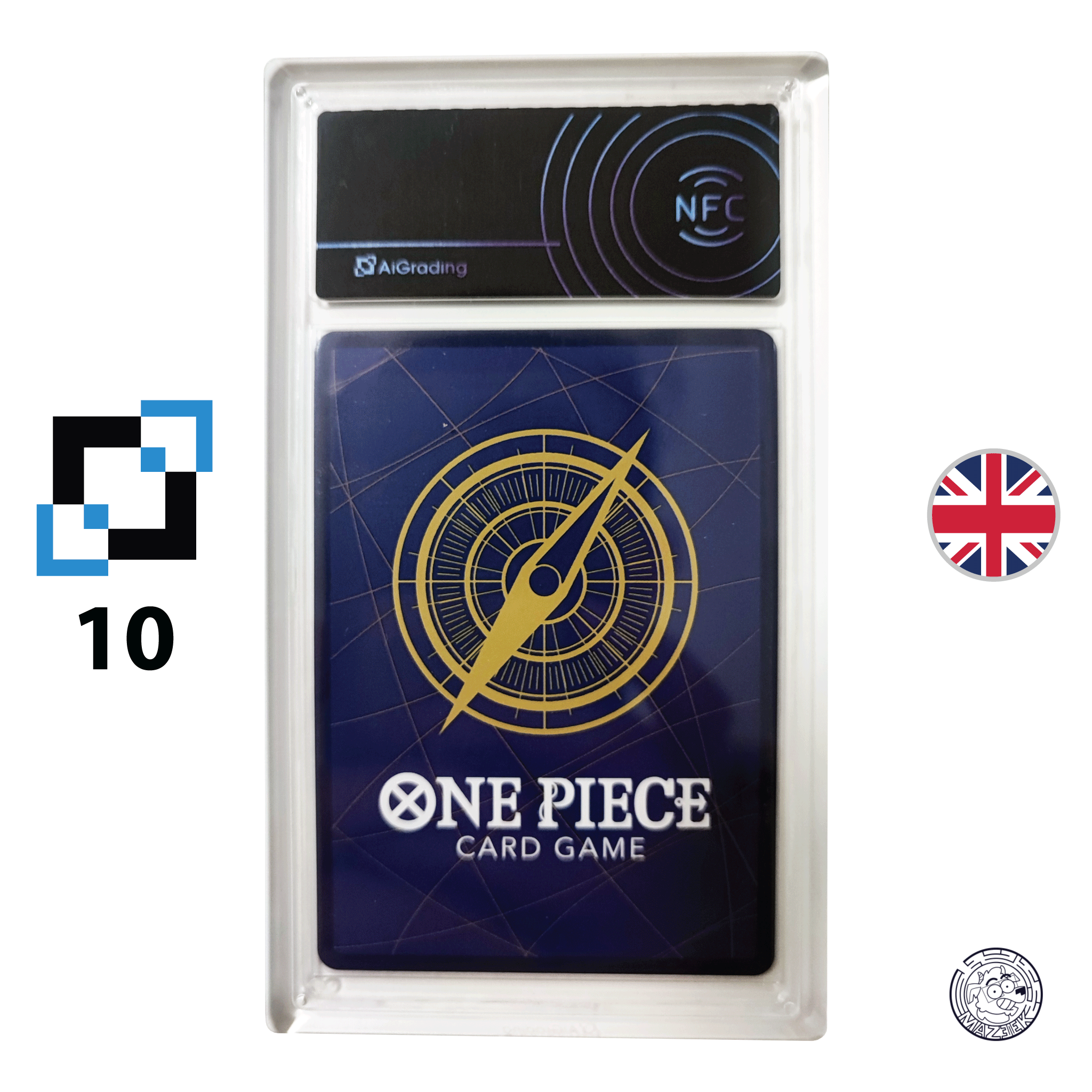 One Piece! Gradata Ai Grading - St. Marcus Mars OP13-091 ALT - GOD PACK (10) ENG