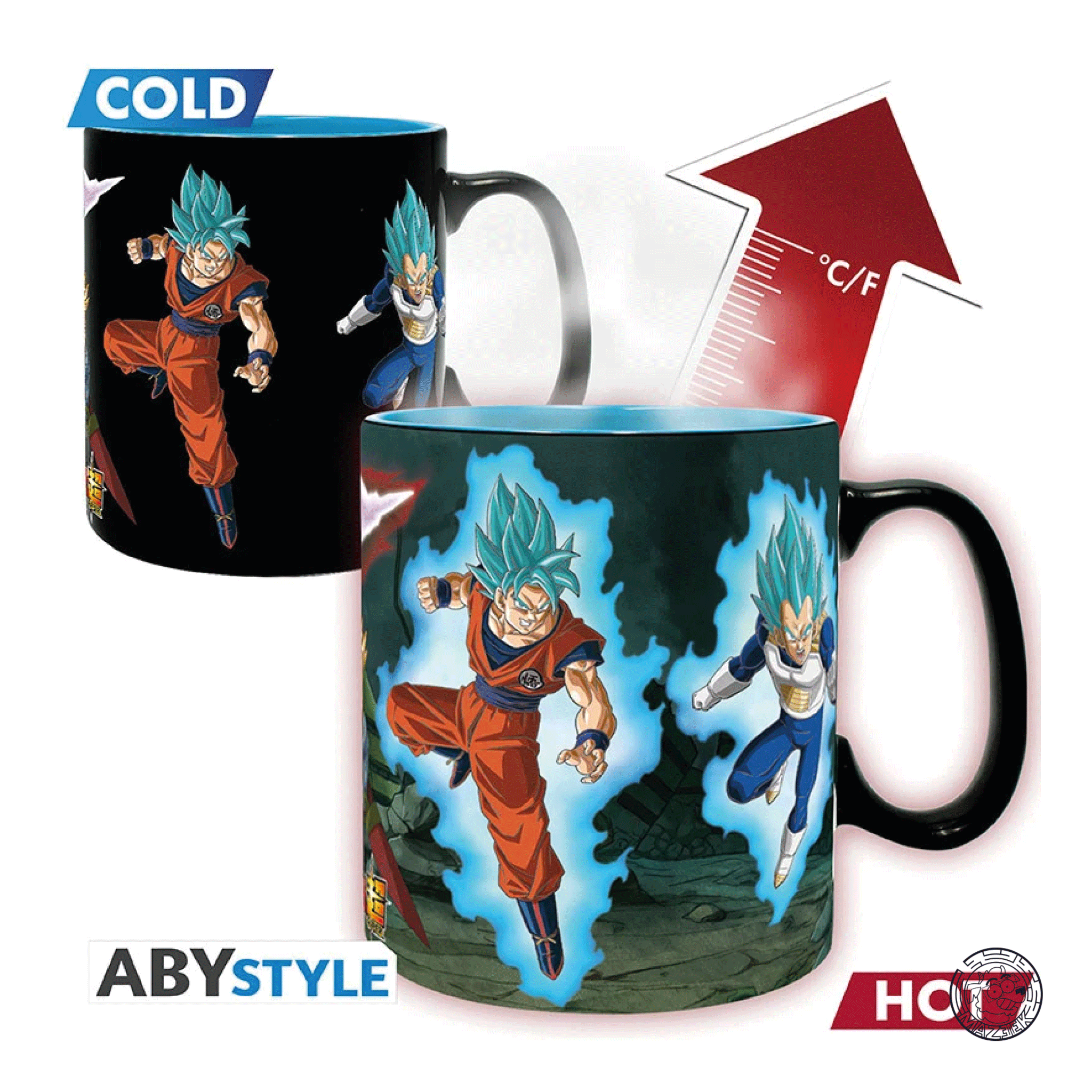 Tazza Heat Change - Dragon ball Super: Saiyans & Black