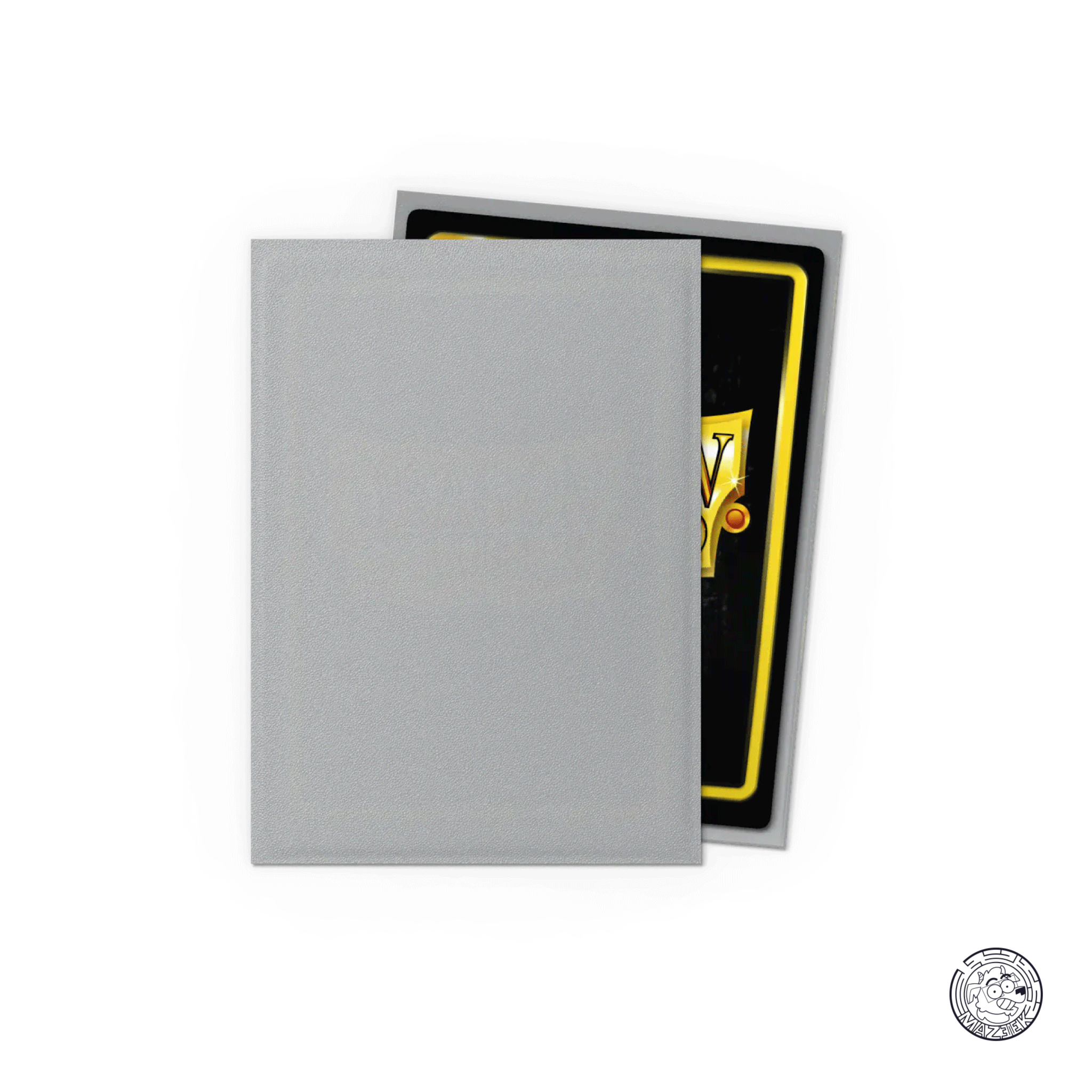 Dragon Shield - 100 Sleeves Matte: Standard Size 66,5x92,5 mm (Silver)