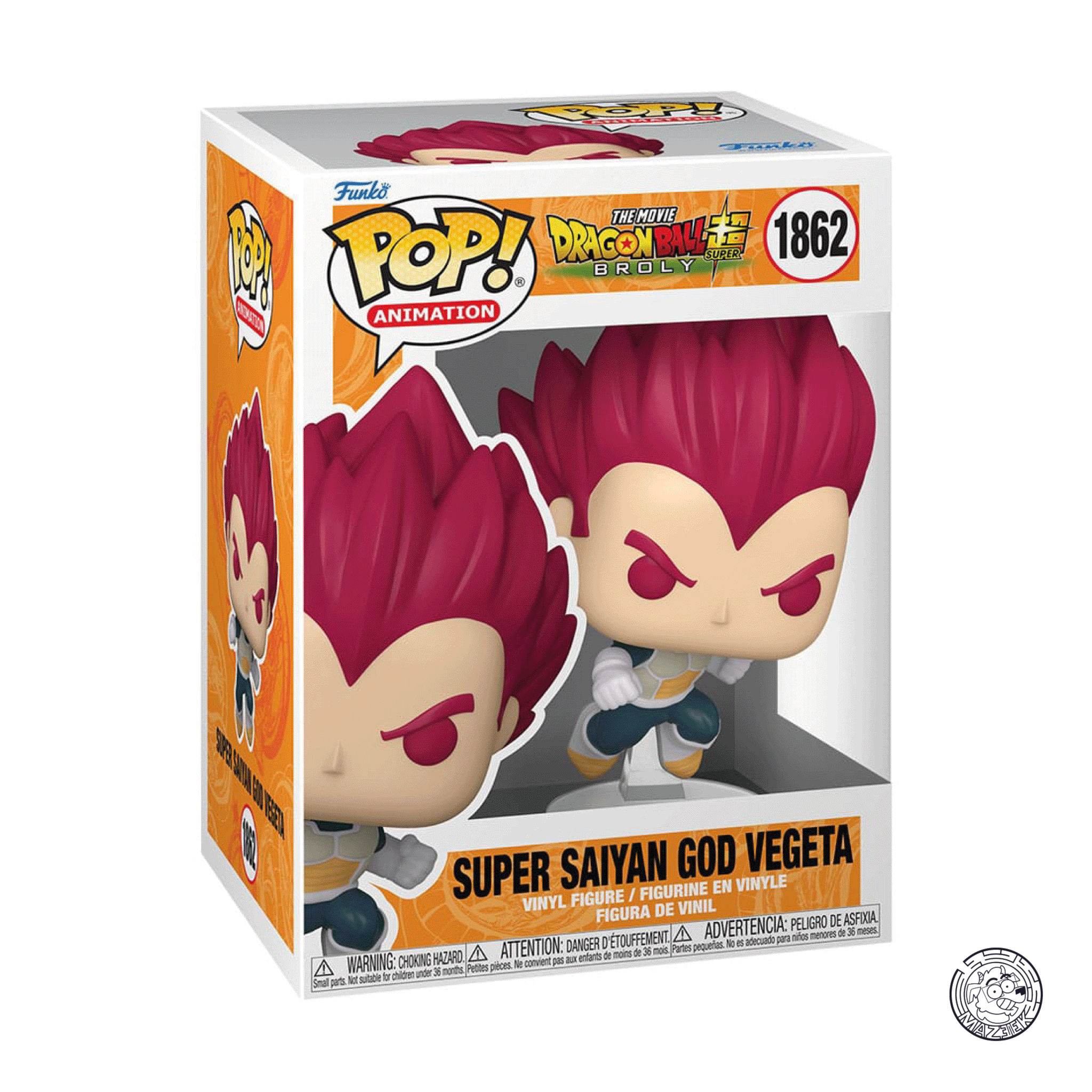 Funko POP! Dragon Ball Super - Broly: Super Saiyan God Vegeta 1862