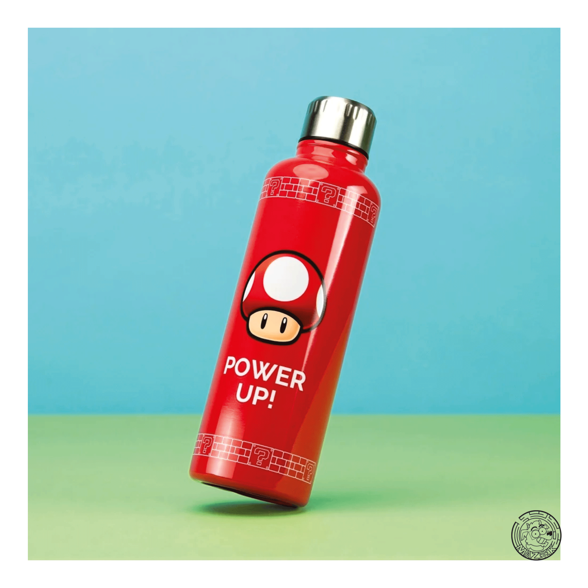 Borraccia in Metallo - Super Mario: Power Up