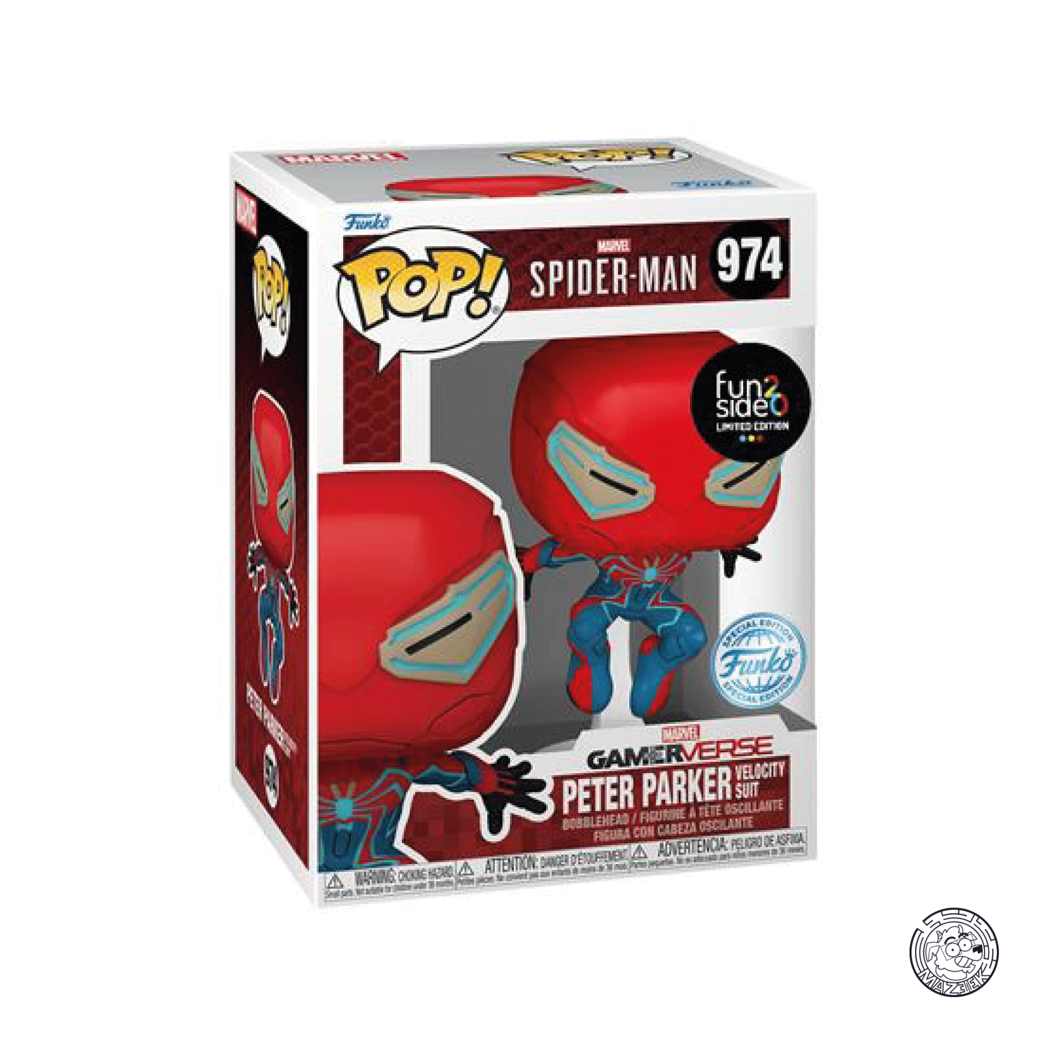 Funko POP! Spider-Man: Peter Parker (Velocity Suit) 974