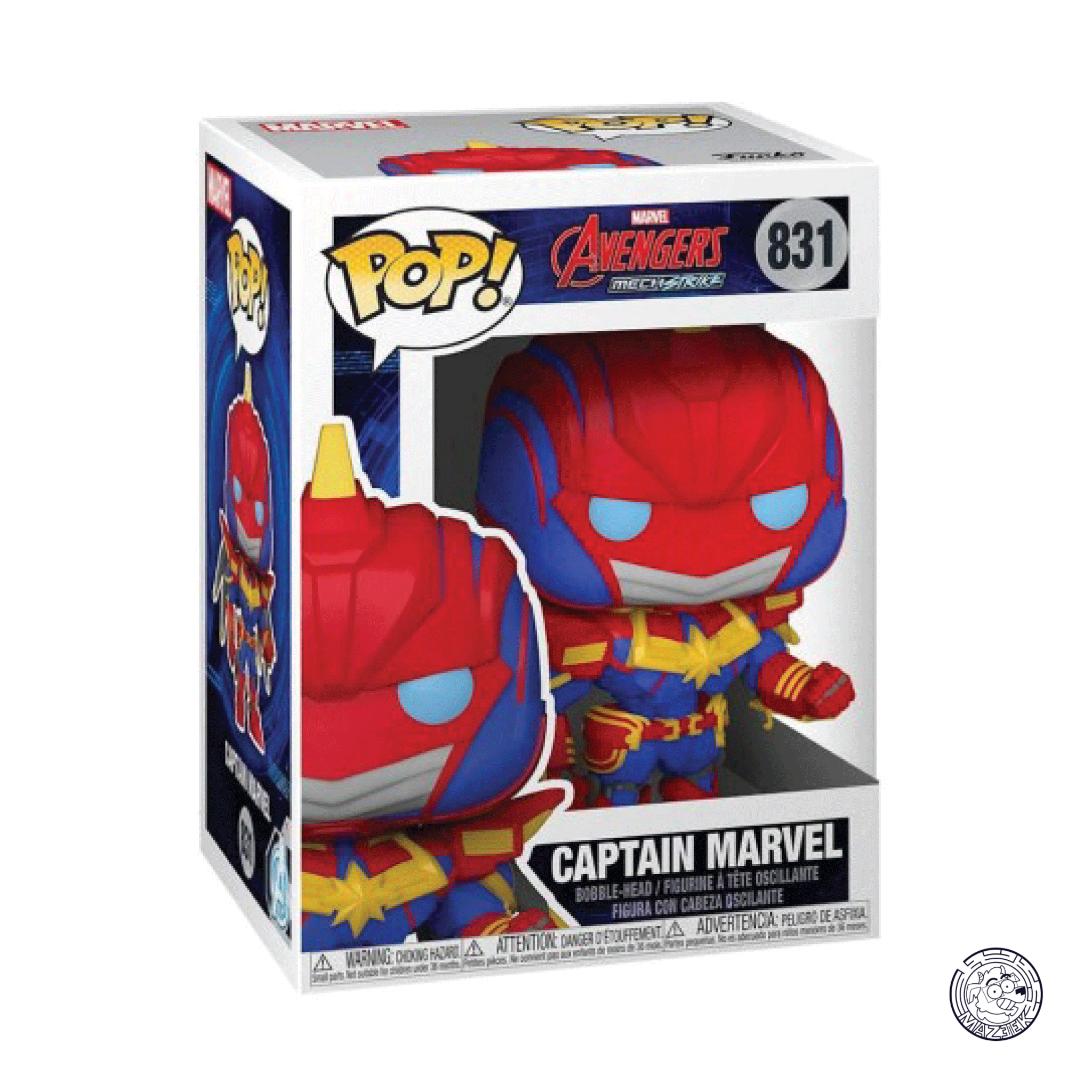 Funko POP! Avengers MechStrike: Captain Marvel 831