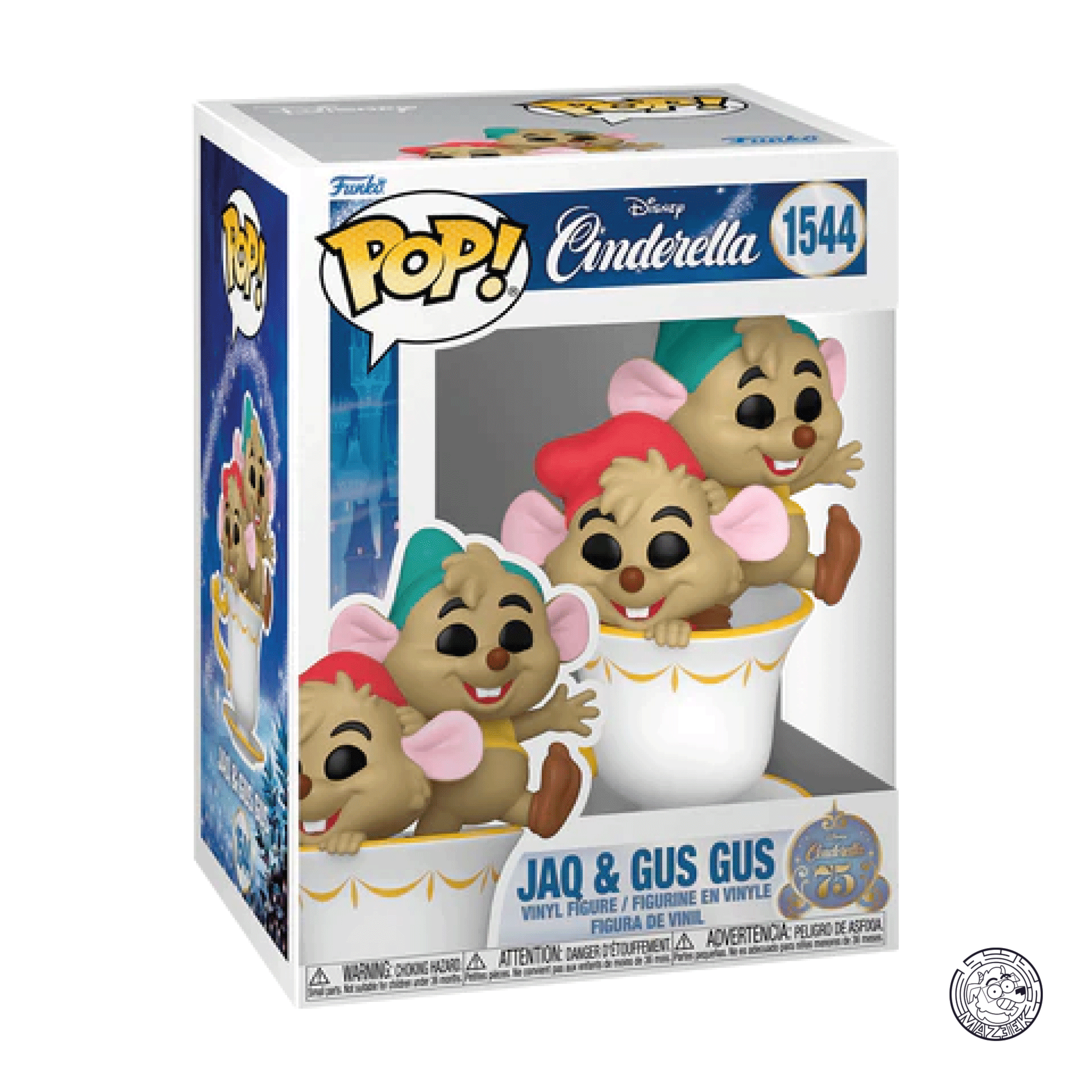 Funko POP! Cinderella: Jaq & Gus Gus 1544