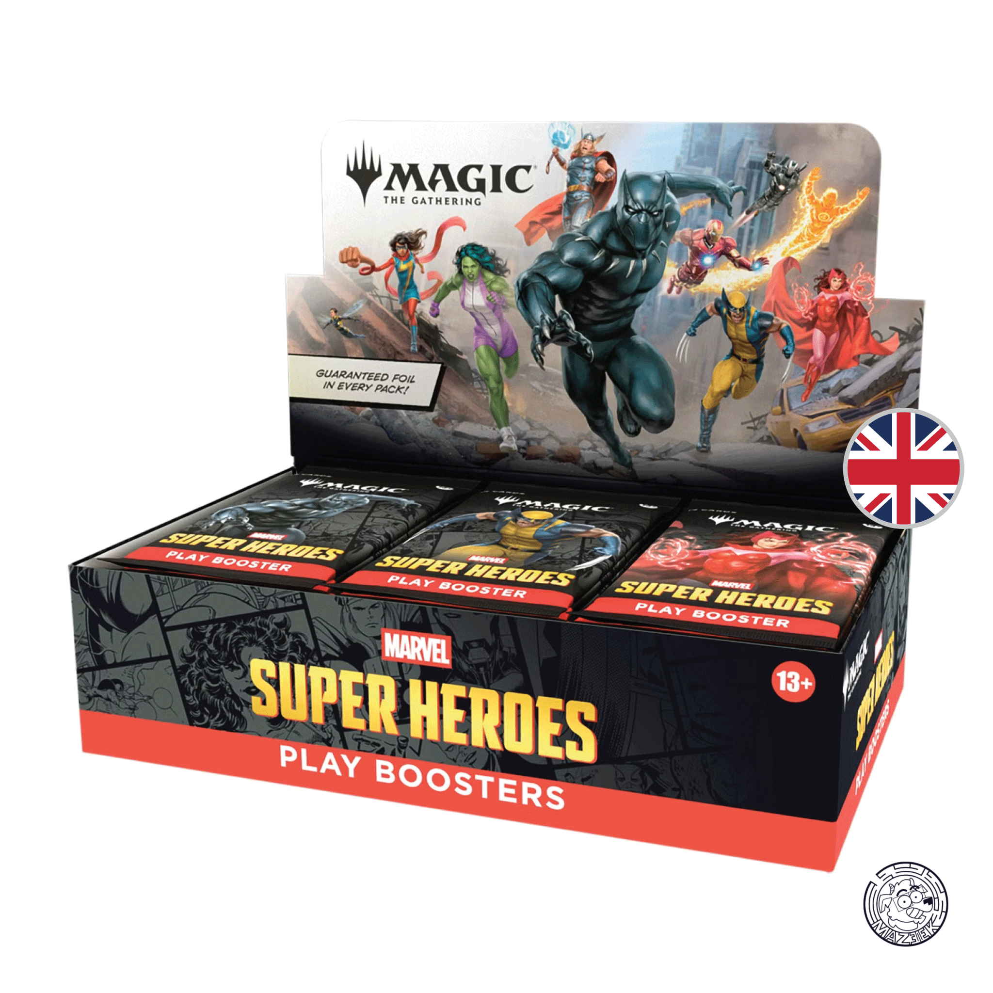Magic the Gathering - Booster Box: Marvel Super Heroes (30 Booster) ENG