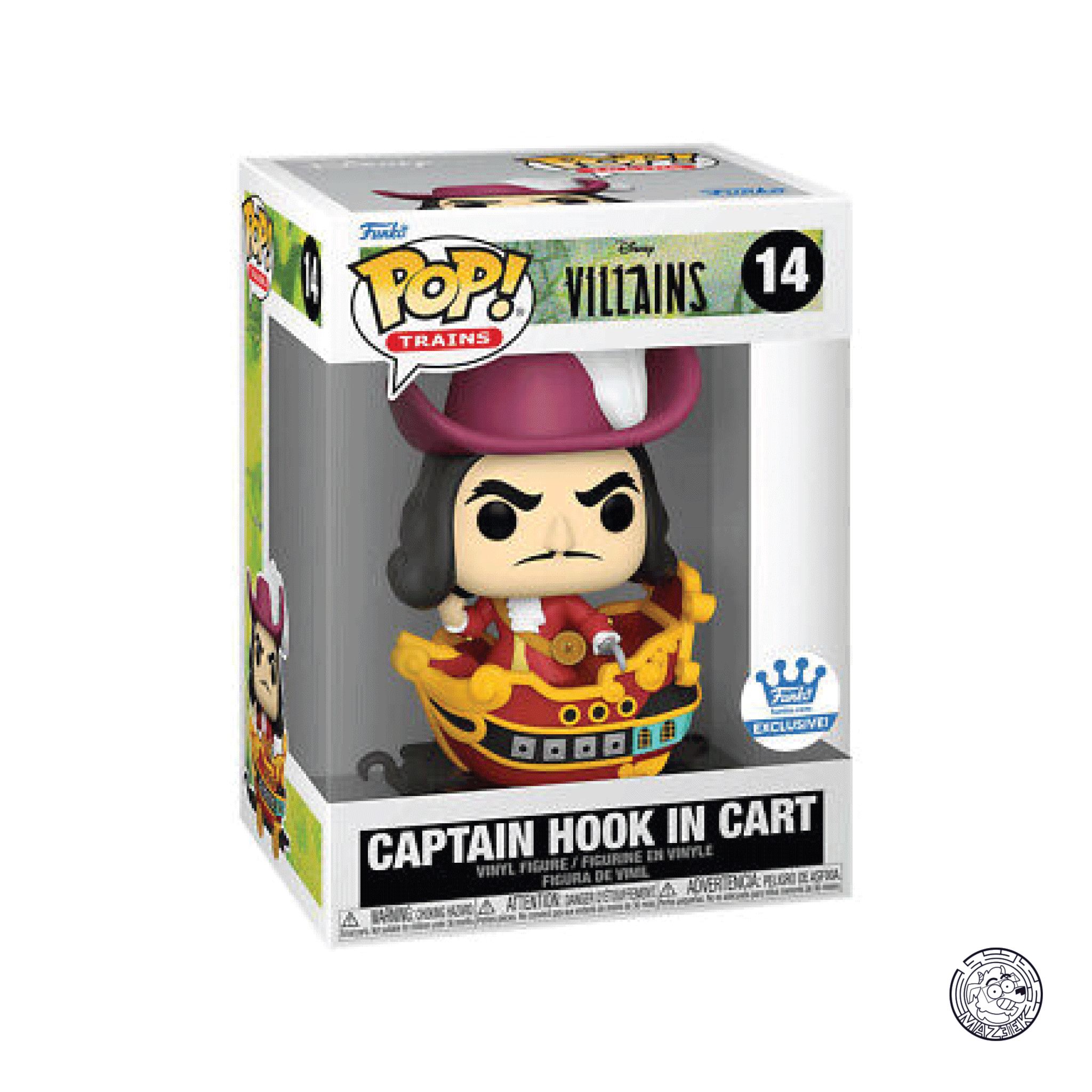 Funko POP! Villains: Captain Hook in Cart 14