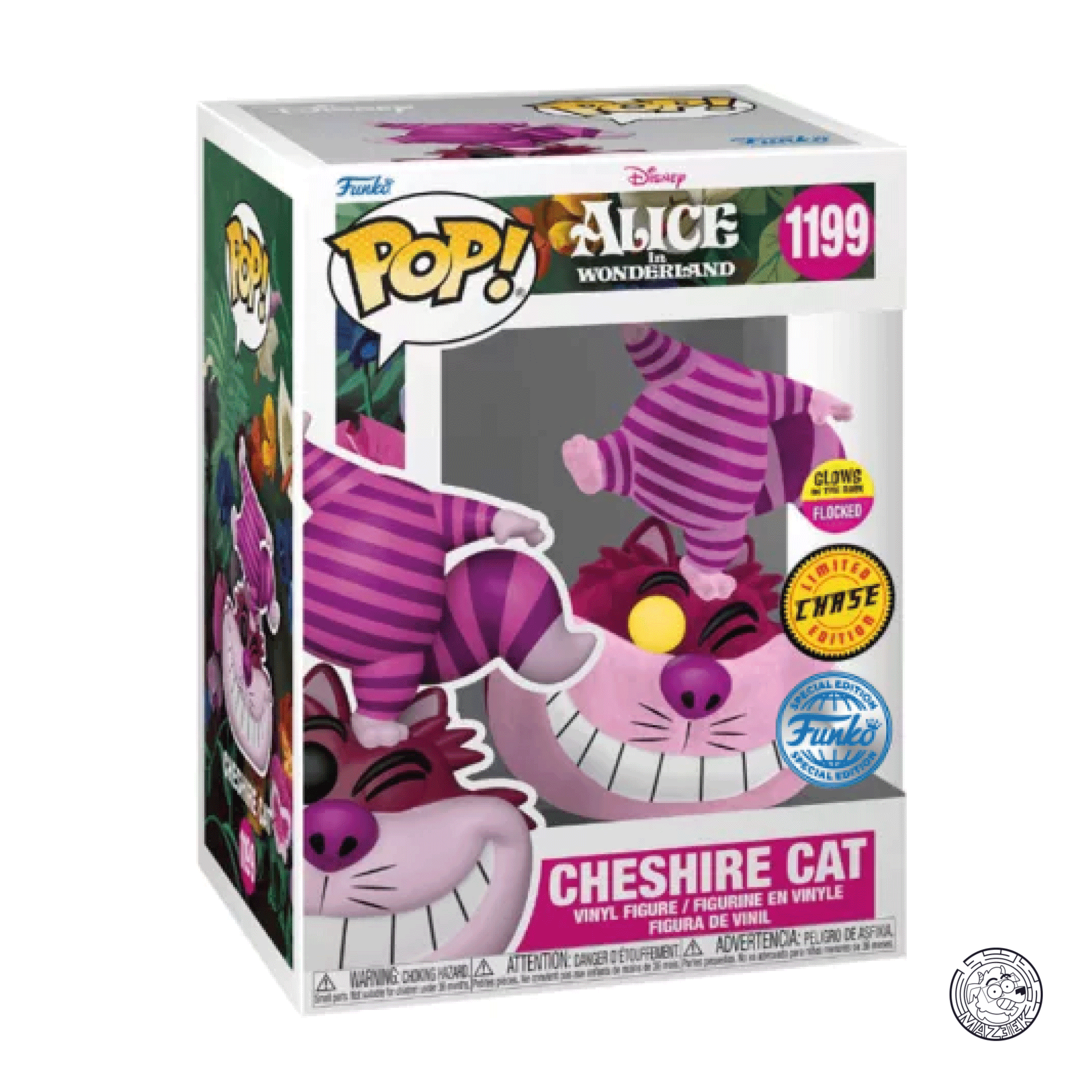 Funko POP! Alice in Wonderland: Cheshire Cat (Glow & Flocked Chase) 1199