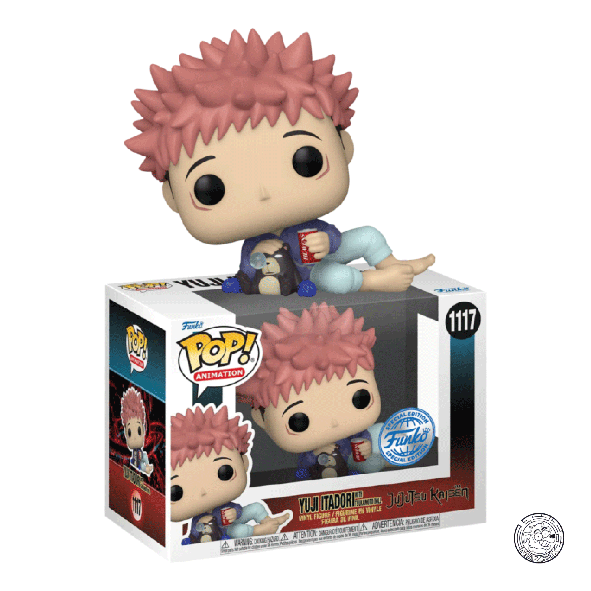 Funko POP! Jujutsu Kaisen: Yuji Itadori with Tsukamoto Doll 1117