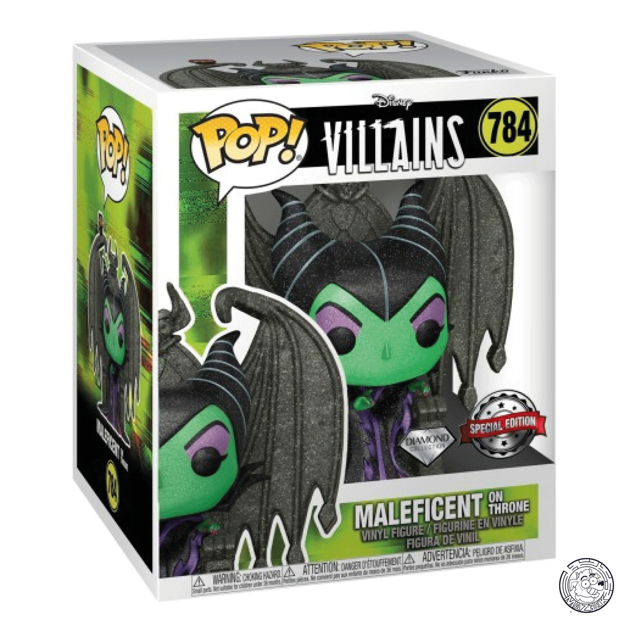 Funko POP! Disney Villains: Maleficent on Throne (Diamond Collection) 784