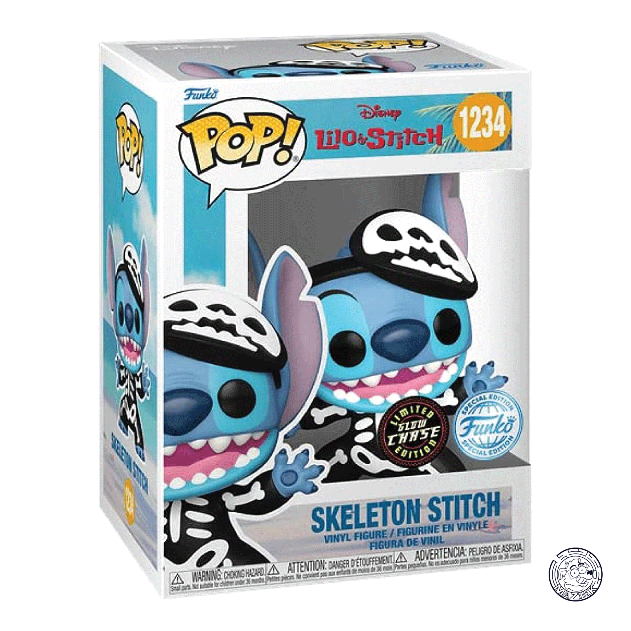 Funko POP! Lilo & Stitch : Skeleton Stitch (Glow Chase) 1234