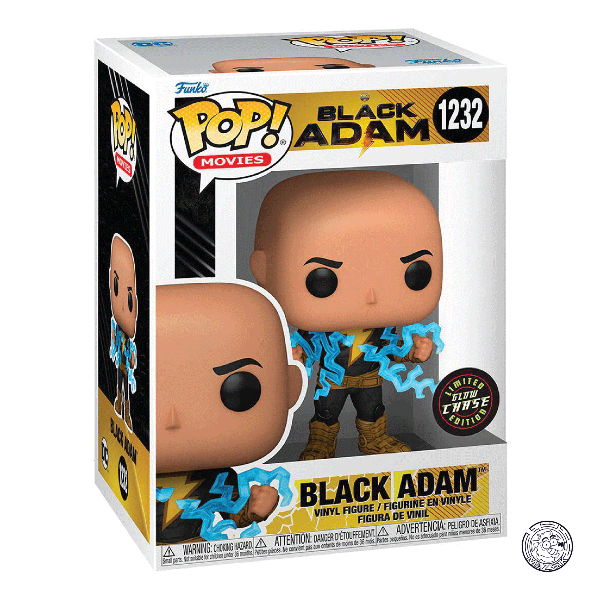 Funko POP! Black Adam: Black Adam 1232 (Glow Chase Edition) - DAMAGED BOX